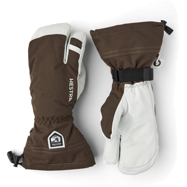 Army Leather Heli Ski - 3 finger