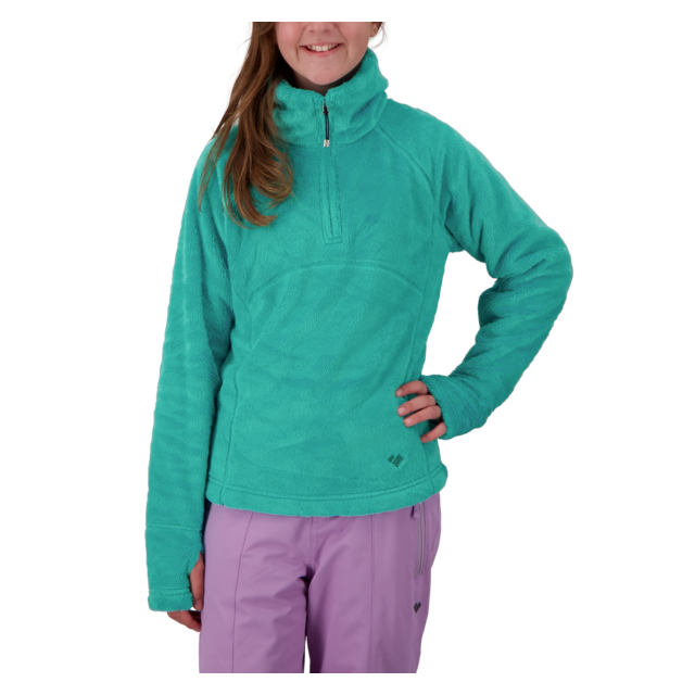Teen Girls Furry Fleece Top