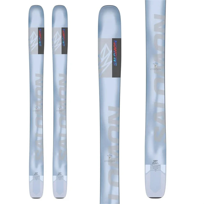 When the Salomon QST Blank Skis hit the deck a season and a half ago, the buzz over how good they were was immediate, and meant the ski was really hard to find for some time. That's no longer the case, but the ski remains at the top of the heap for freeride skiers with a thing for the best riding on the mountain, meaning the Blank can tame anything you put it up to and then some. Hip deep, formidable mank, crusty tracked up leftovers, you name it - the Blank is your tool.