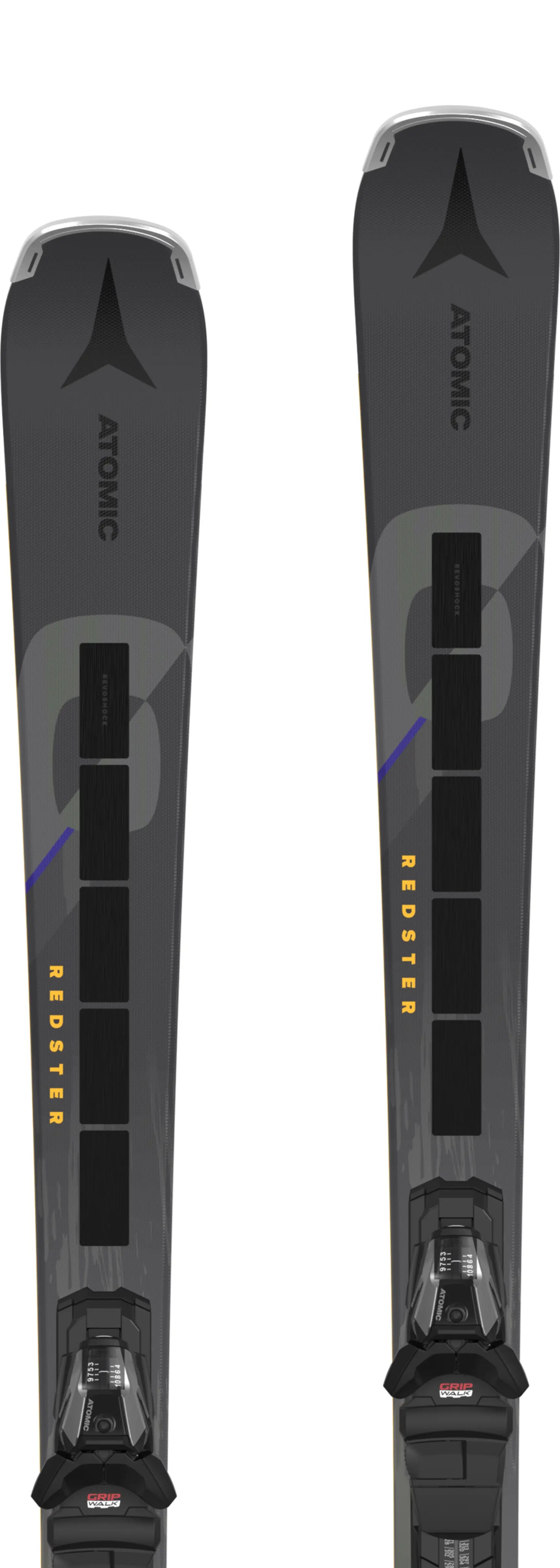 The Atomic Redster Q7 Revoshock C is a one-ski on-piste solution for advanced and intermediate skiers ready to go open-to-close in any conditions.