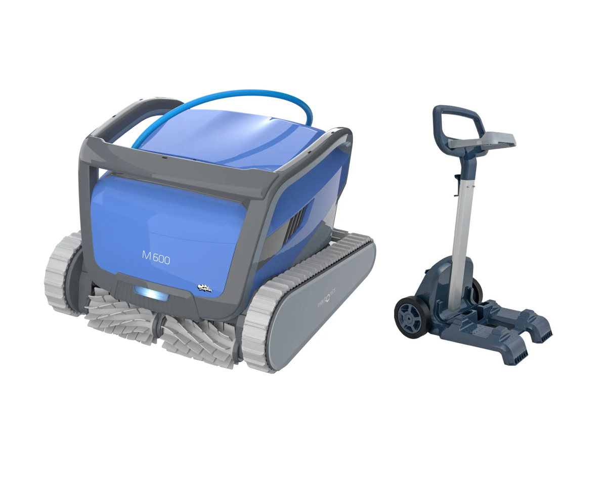 Dolphin M600 Pool Cleaner with caddy and Enhanced Warranty