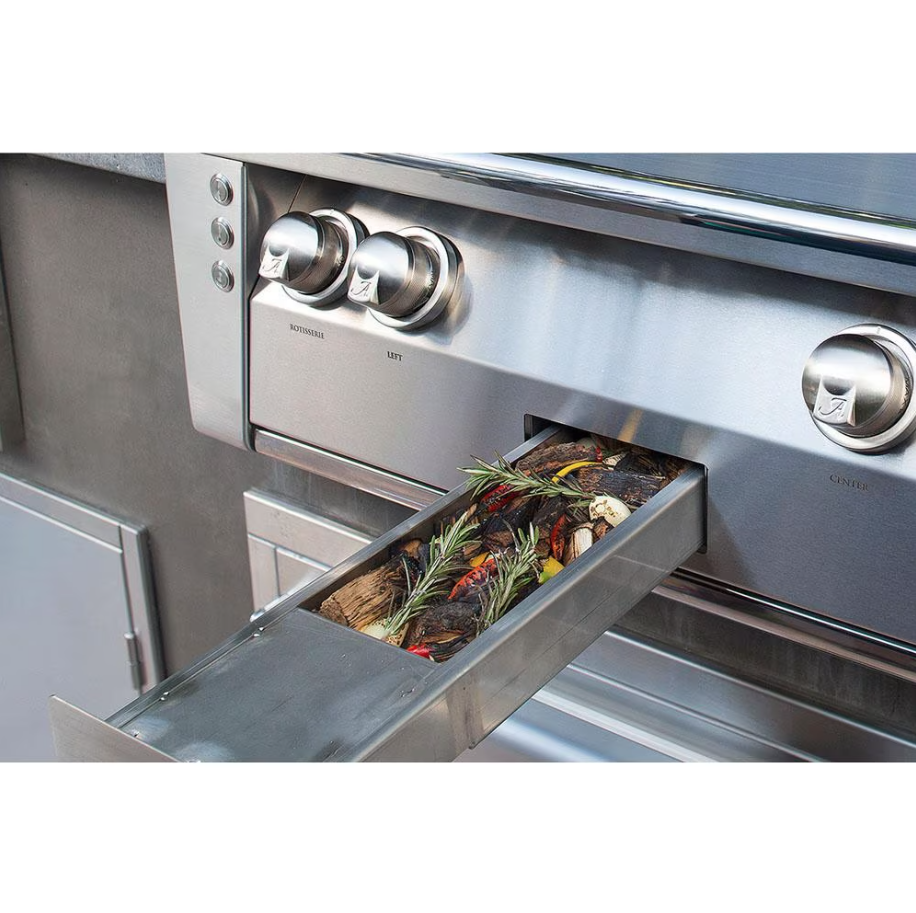 Alfresco ALXE 56-Inch Built-In Gas Grill With Rotisserie And Sear Zone