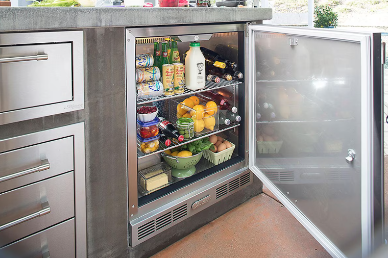 Alfresco 28-Inch 7.2 Cu. Ft. Outdoor Rated Compact Refrigerator
