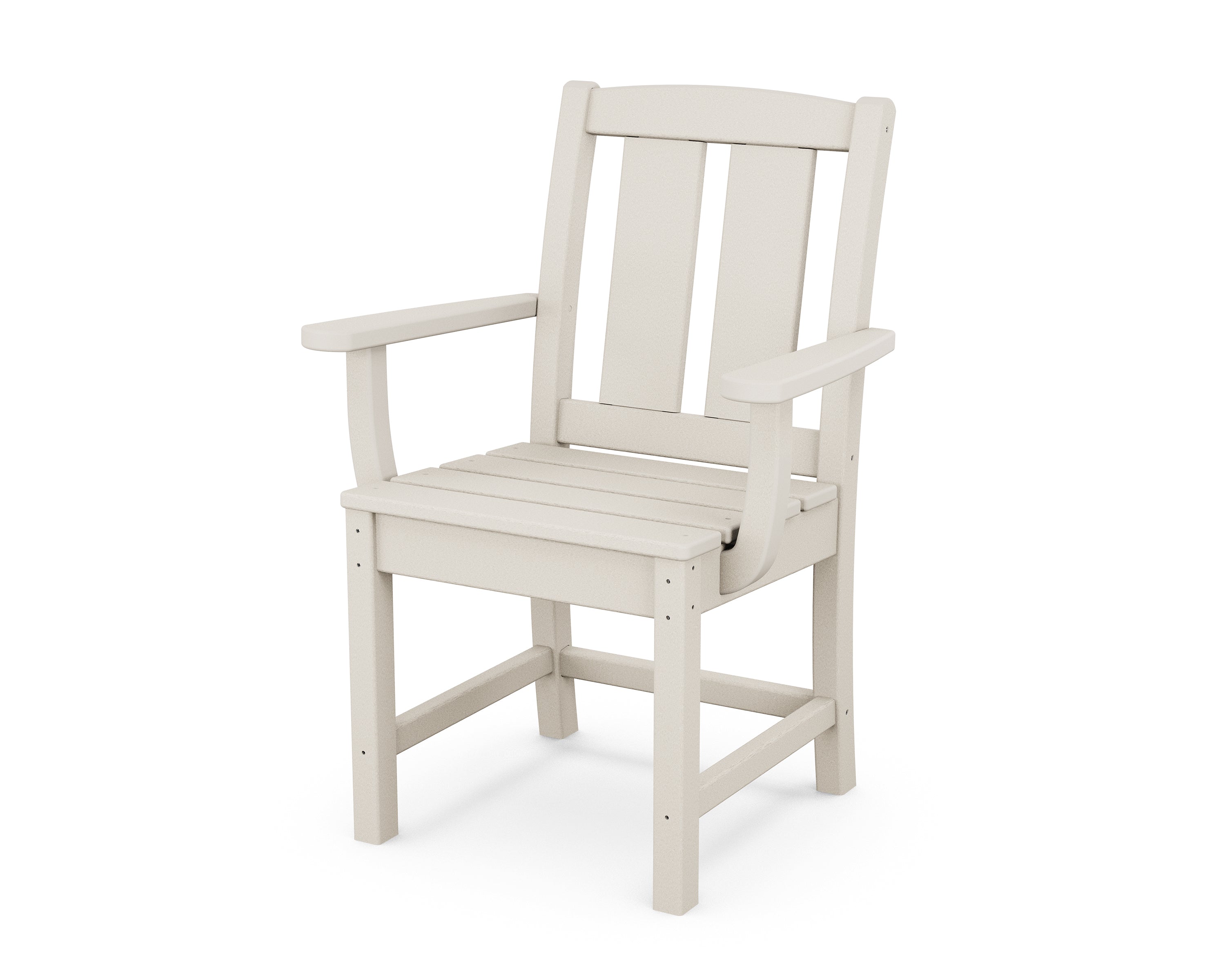 POLYWOOD Mission Dining Arm Chair in Sand