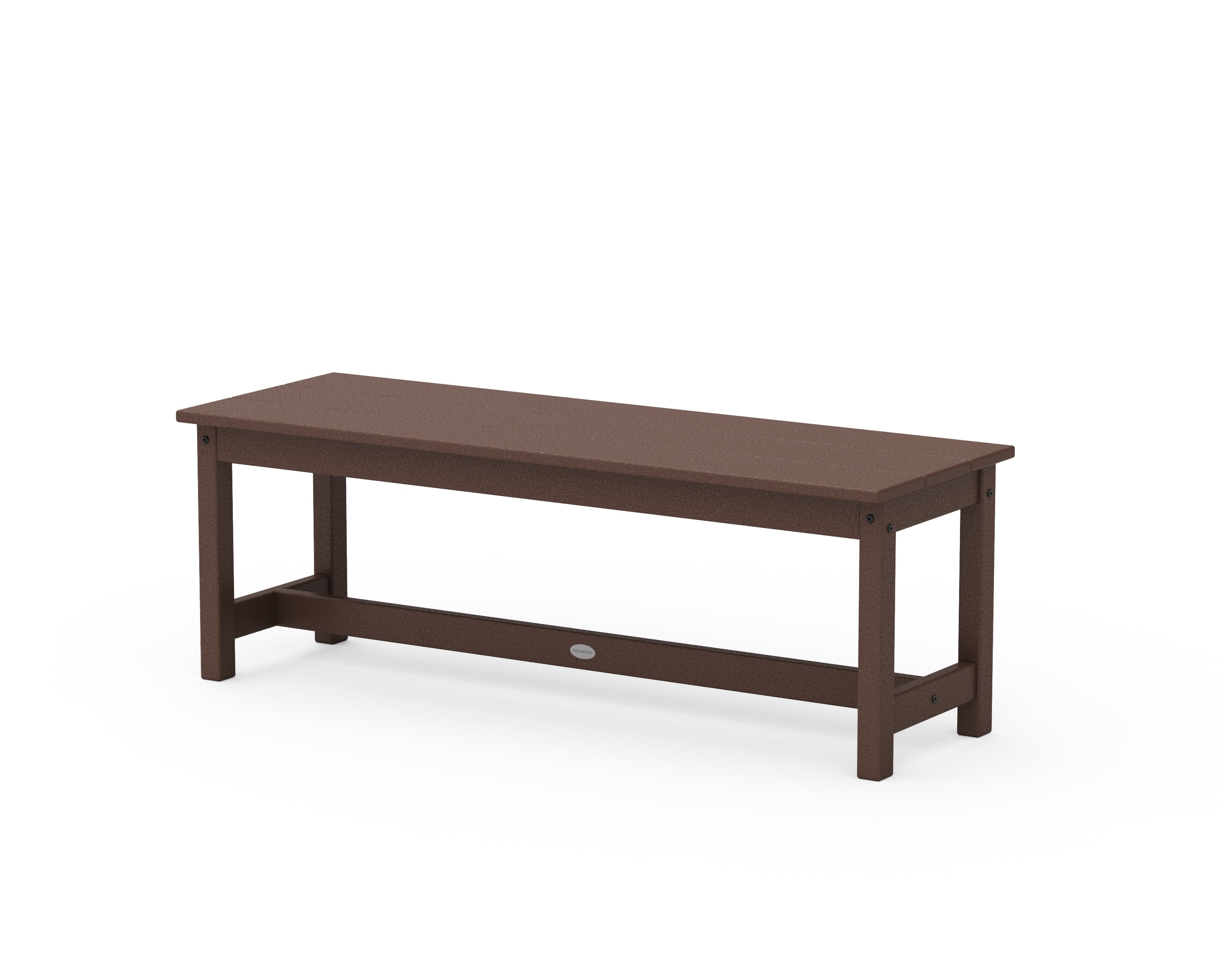 POLYWOOD 48" Planter Bench in Mahogany
