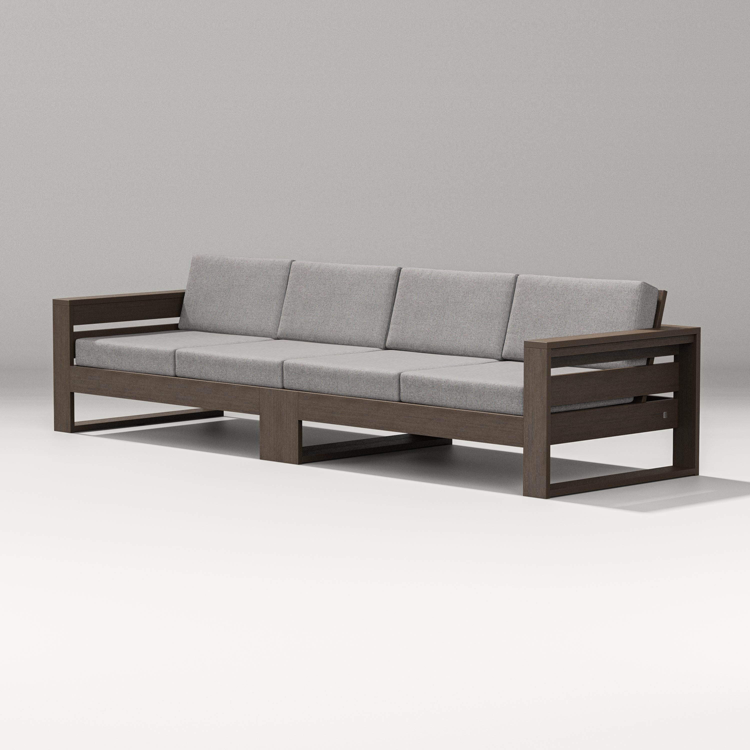 PW Designer Series Latitude Straight Sectional in Kona / Grey Mist
