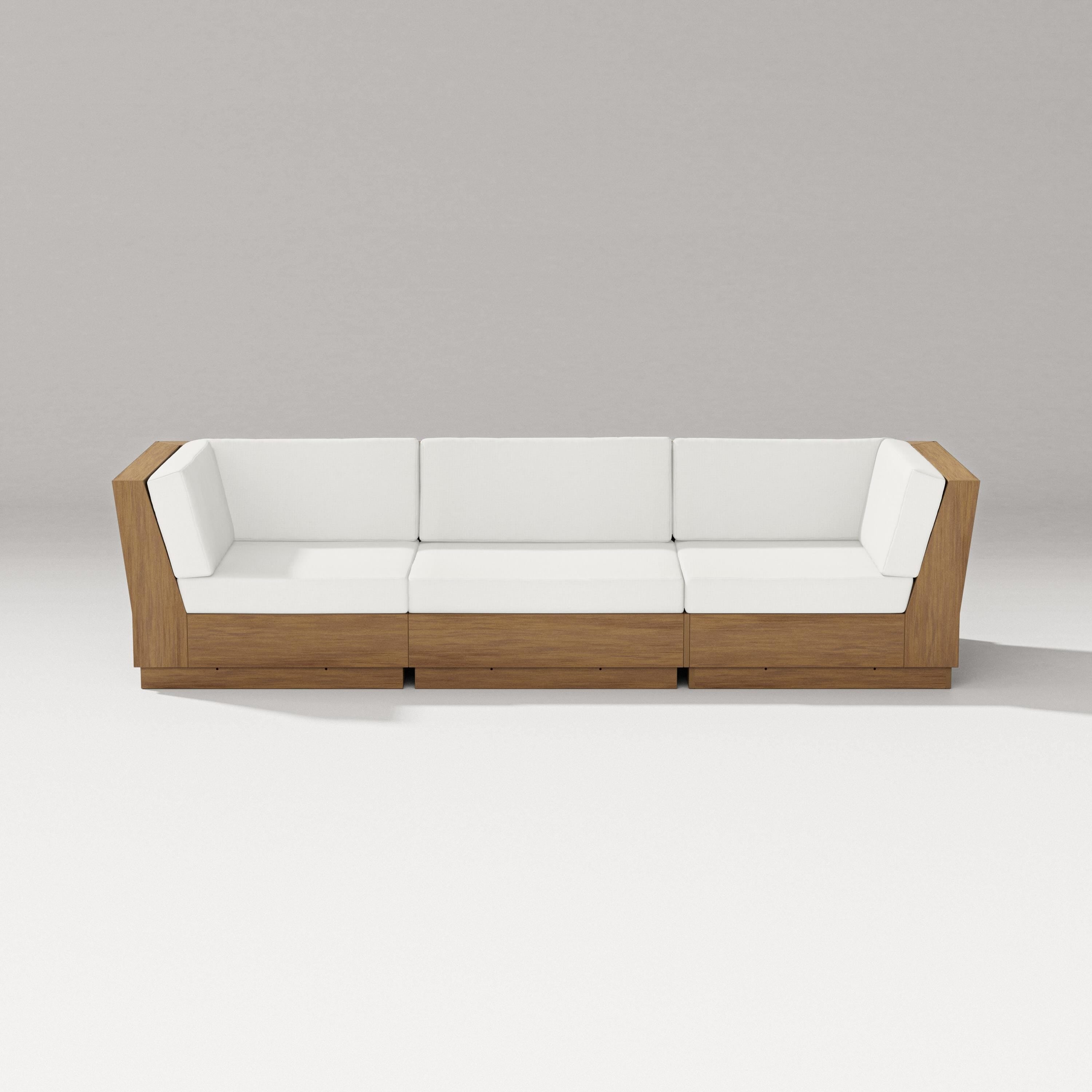 PW Designer Series Elevate Sofa Sectional in Natural / Natural Linen