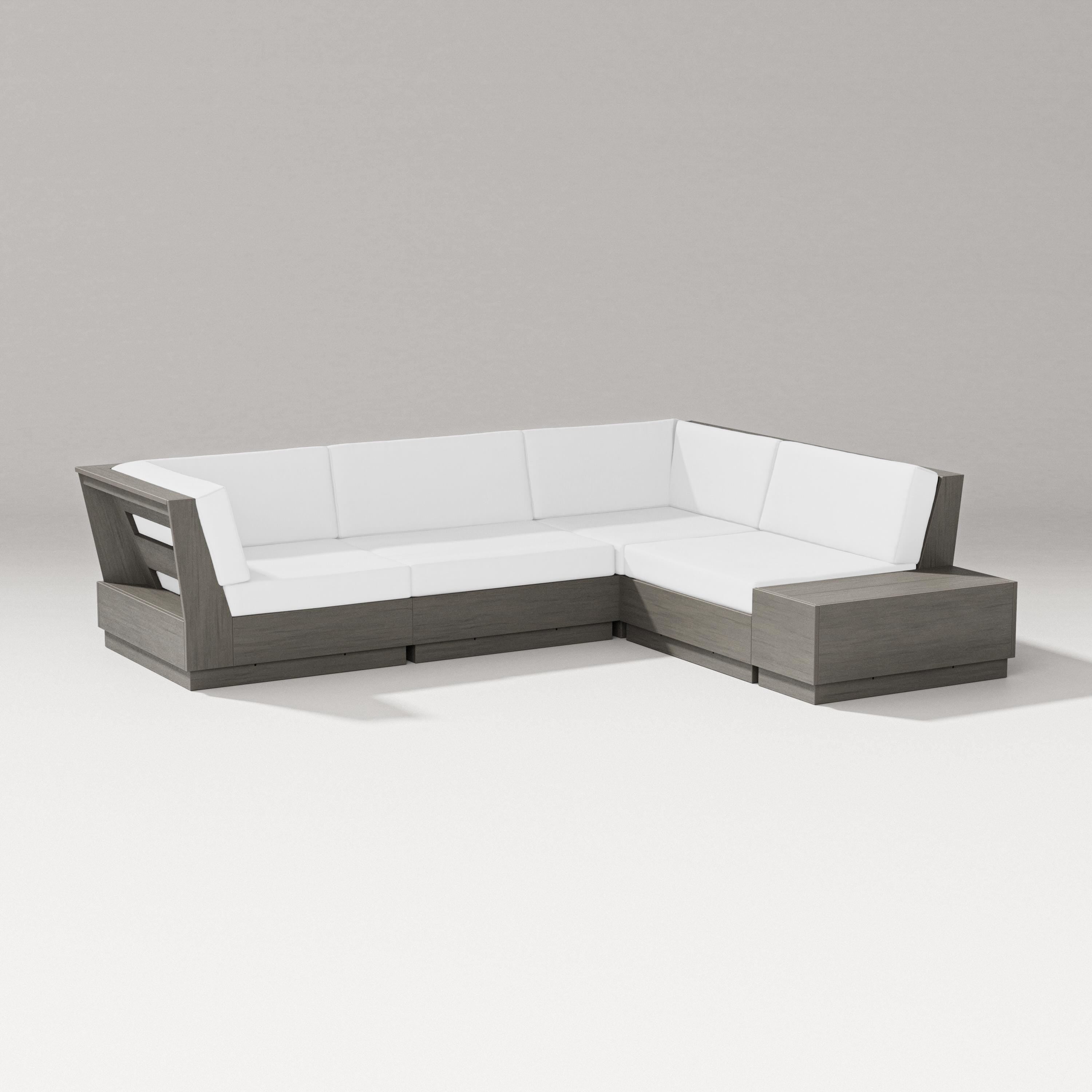 PW Designer Series Elevate Corner Sectional in Driftwood / Natural