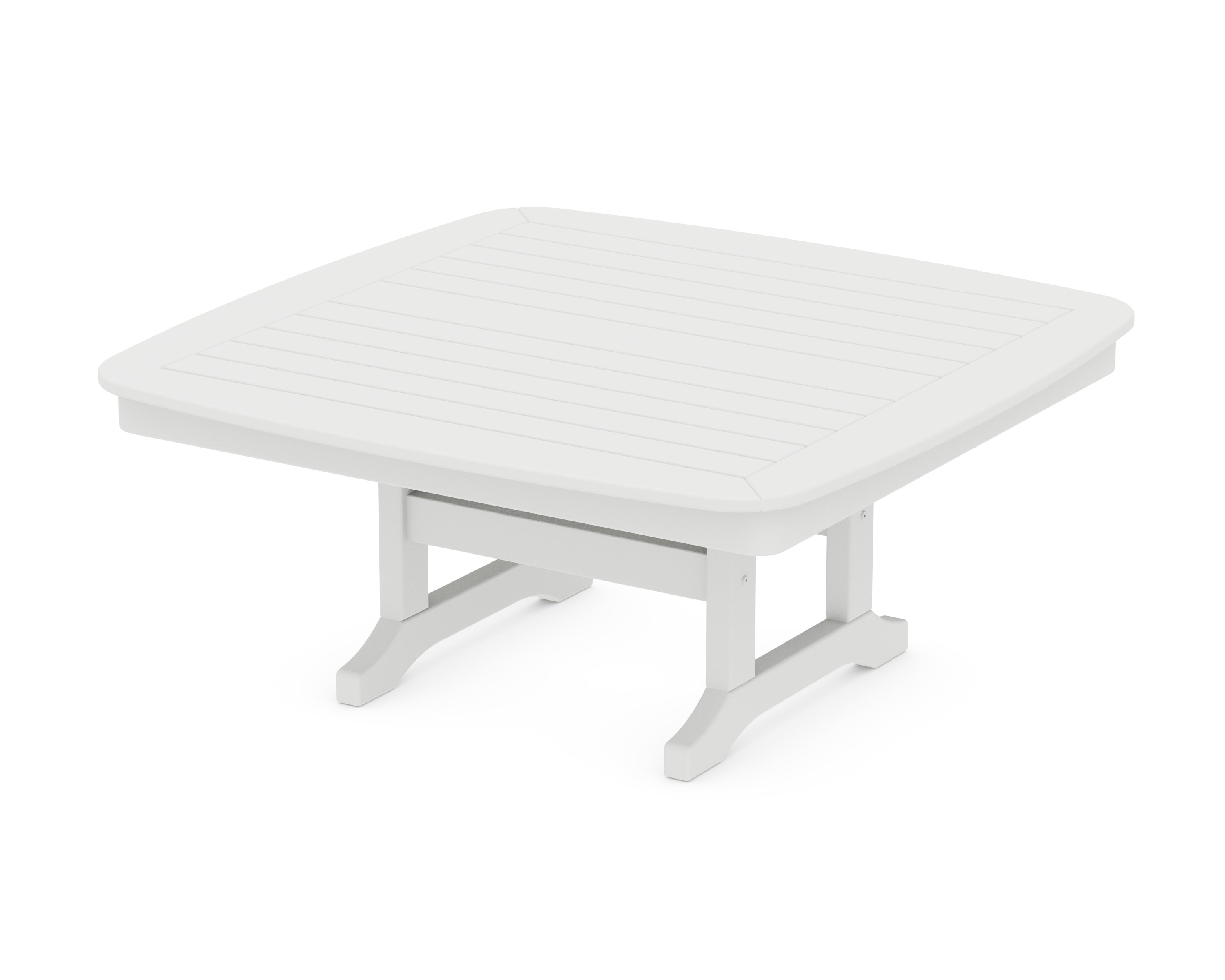 POLYWOOD Nautical 44" Conversation Table in White