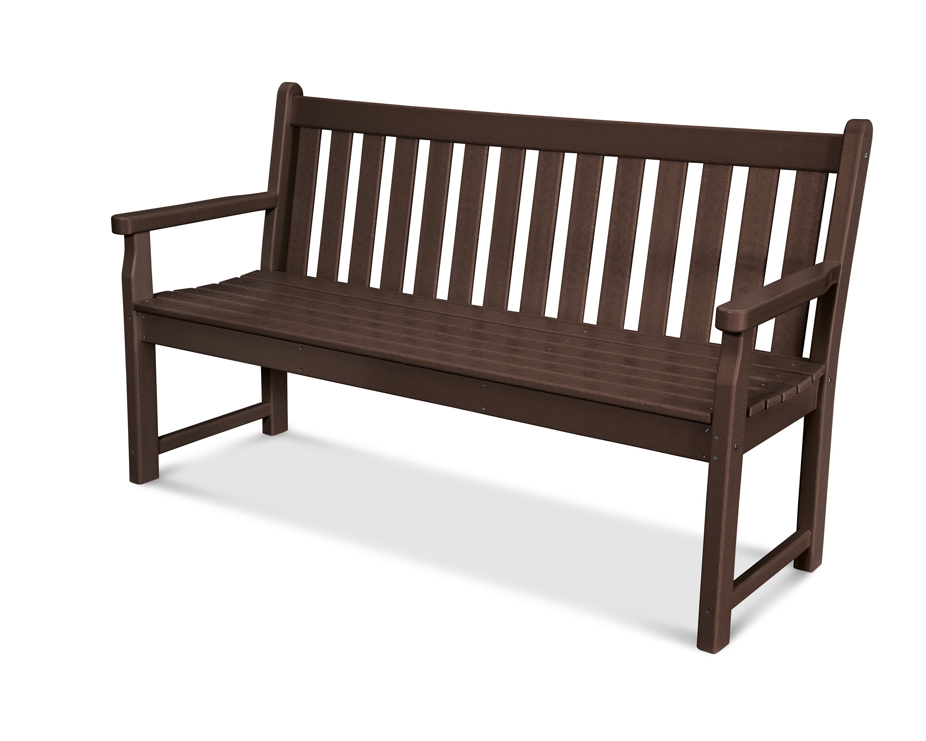 POLYWOOD® Traditional Garden 60" Bench in Mahogany