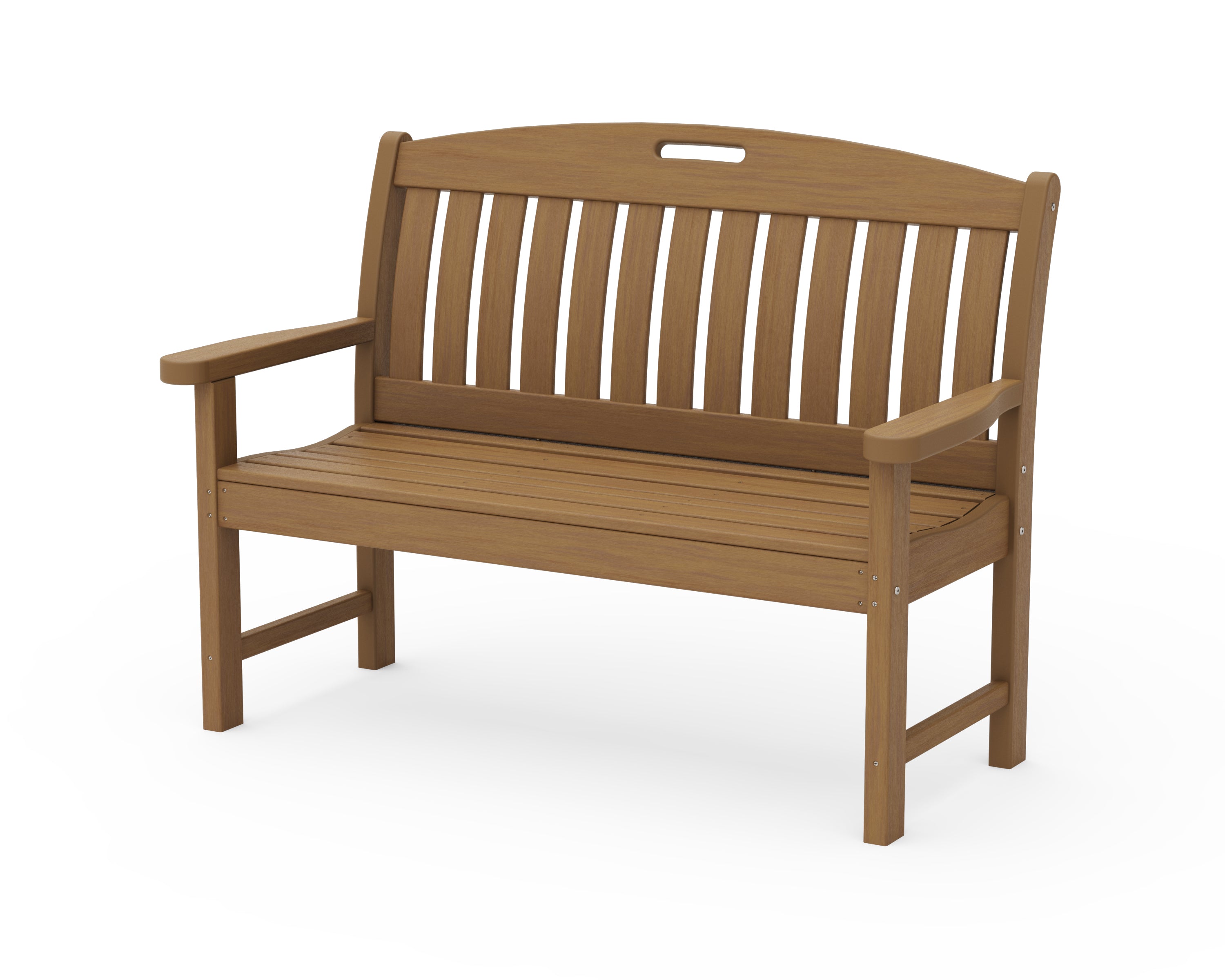 POLYWOOD Nautical 48" Bench in Natural
