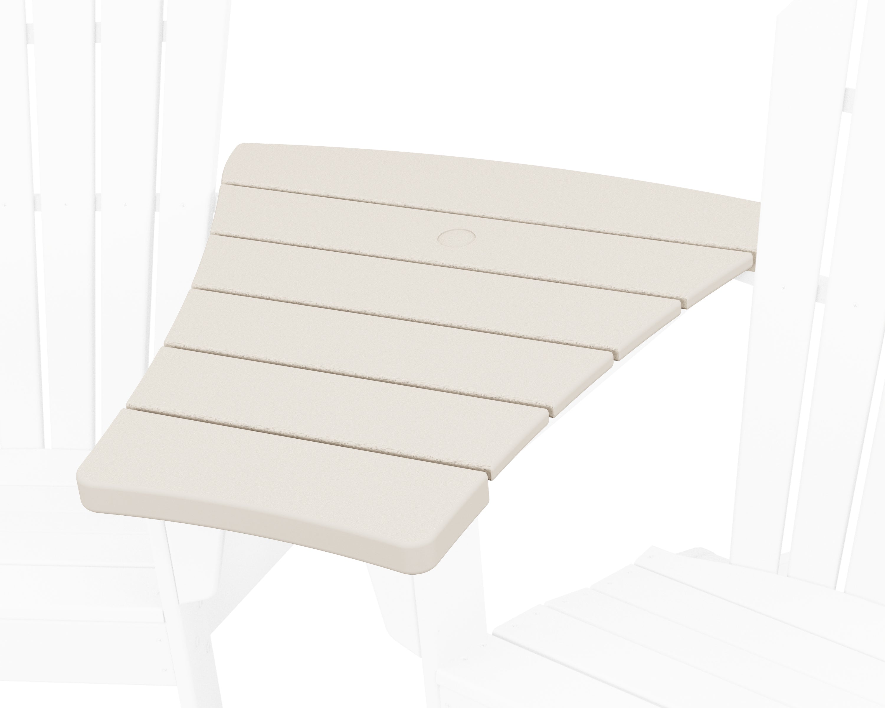 POLYWOOD Angled Adirondack Connecting Table in Sand