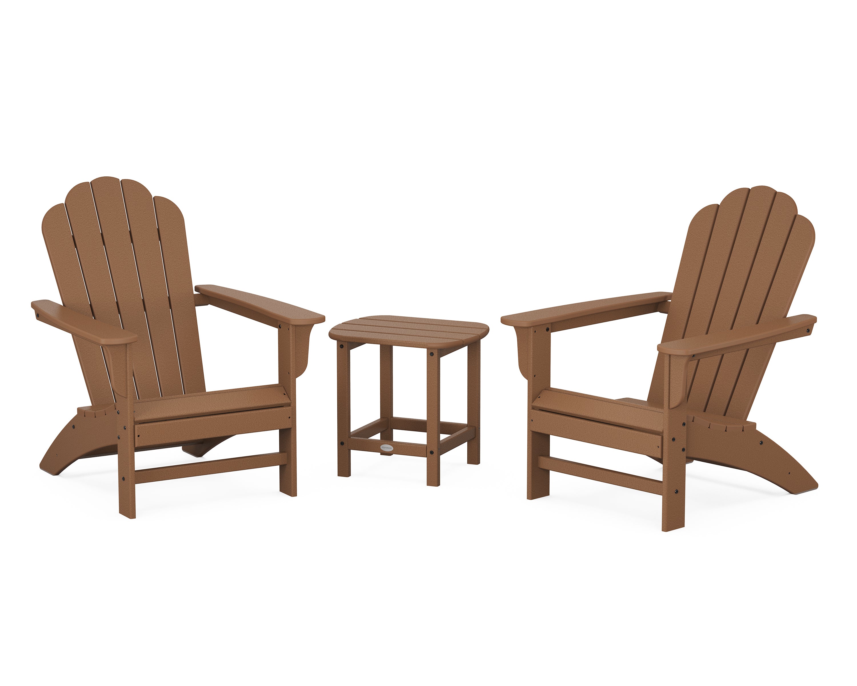 Country Living Country Living Adirondack Chair 3-Piece Set in Teak