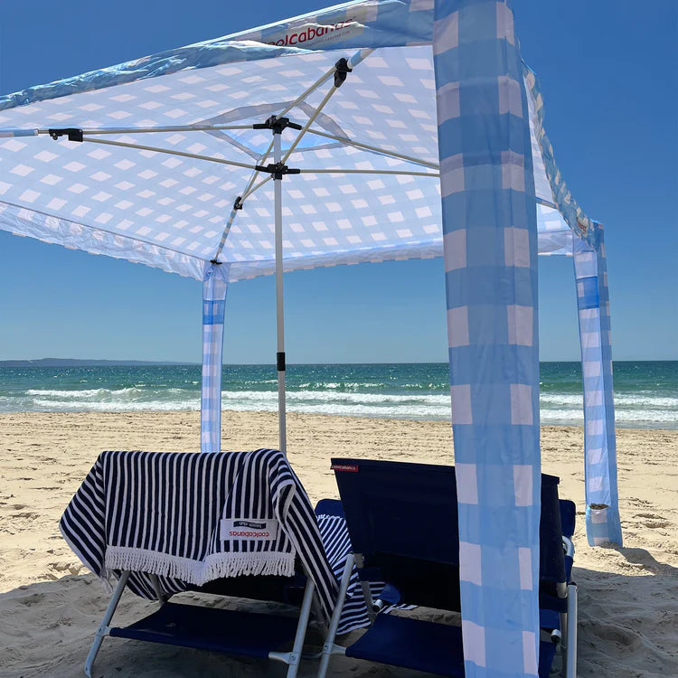 Ships Next Day Coolcabana 5 Blue Gingham