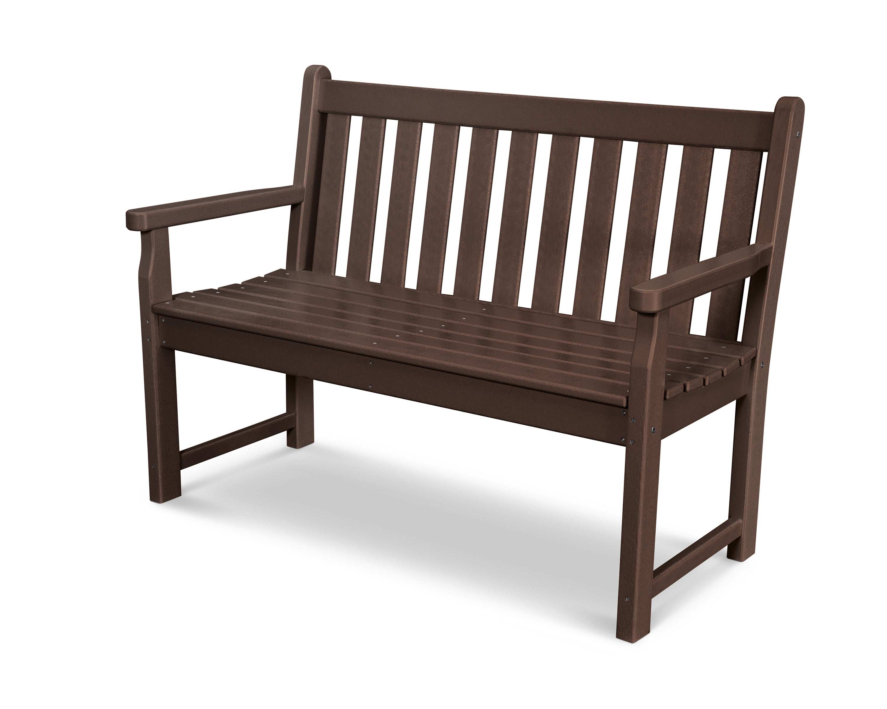 POLYWOOD® Traditional Garden 48" Bench in Mahogany