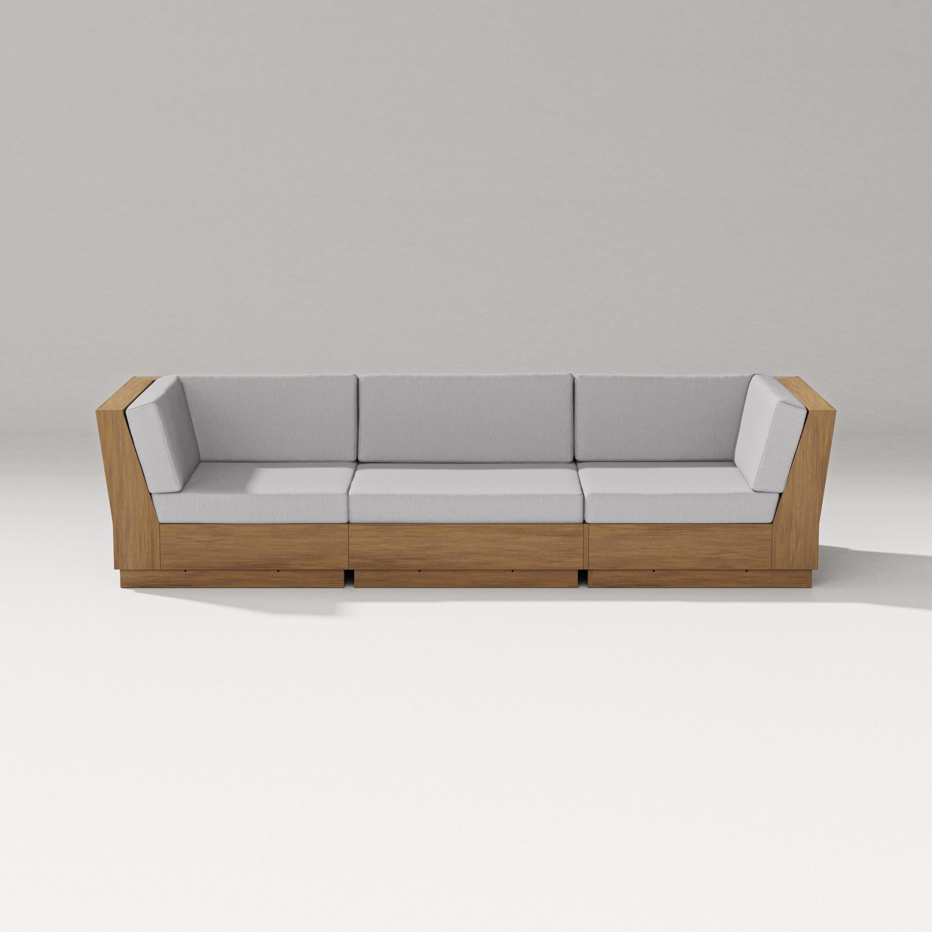 PW Designer Series Elevate Sofa Sectional in Natural / Granite