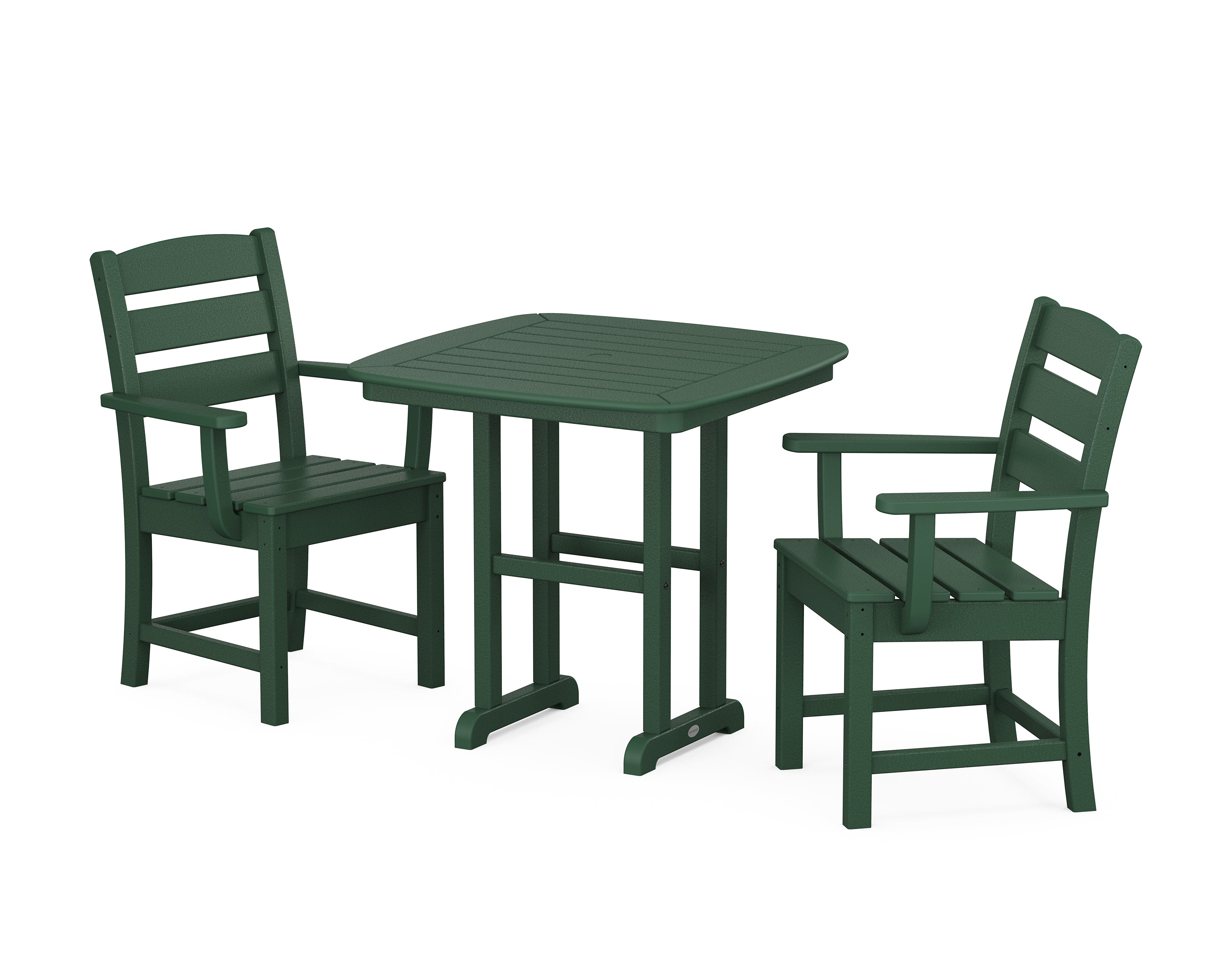 POLYWOOD® Lakeside 3-Piece Dining Set in Green