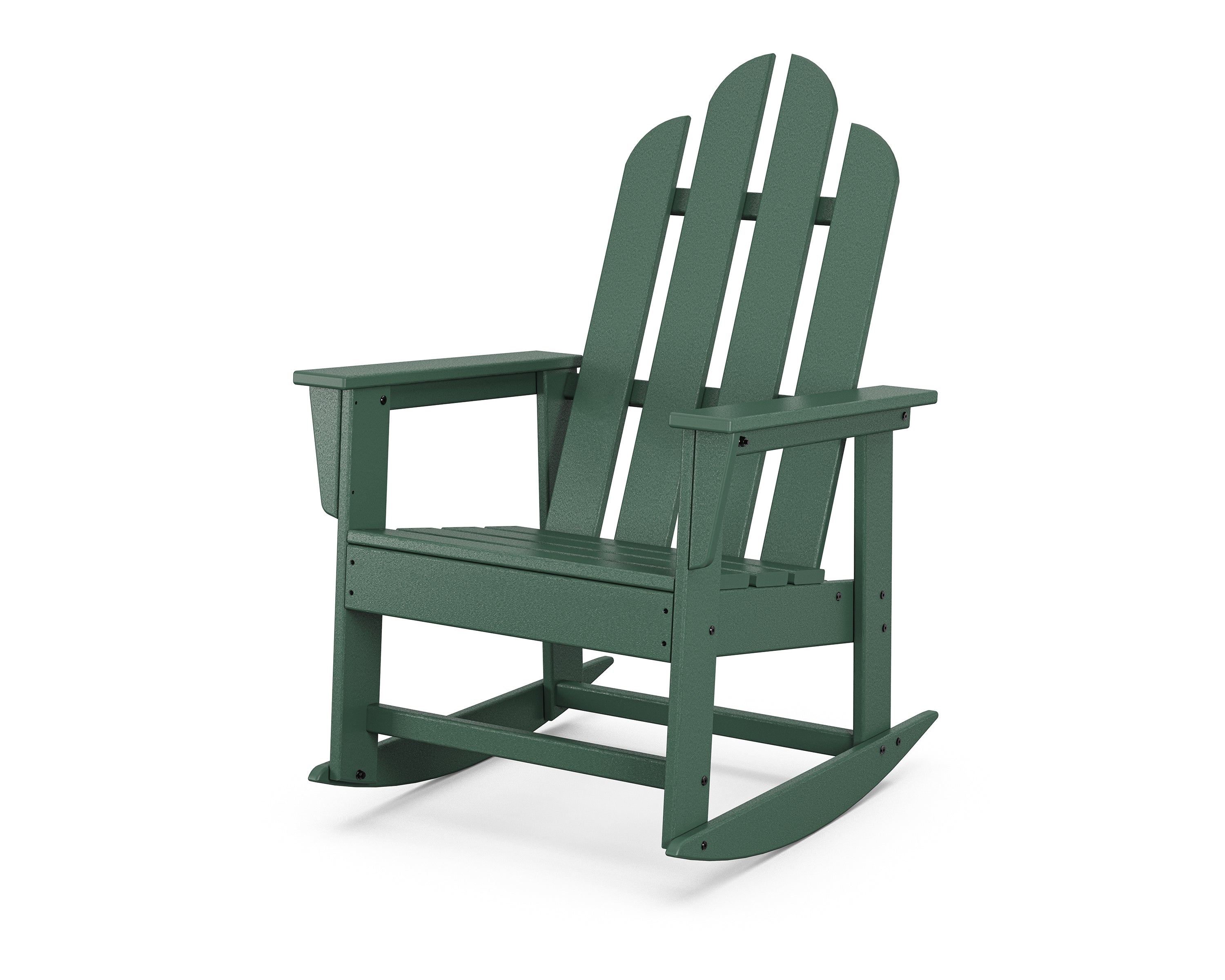 POLYWOOD Long Island Rocking Chair in Green