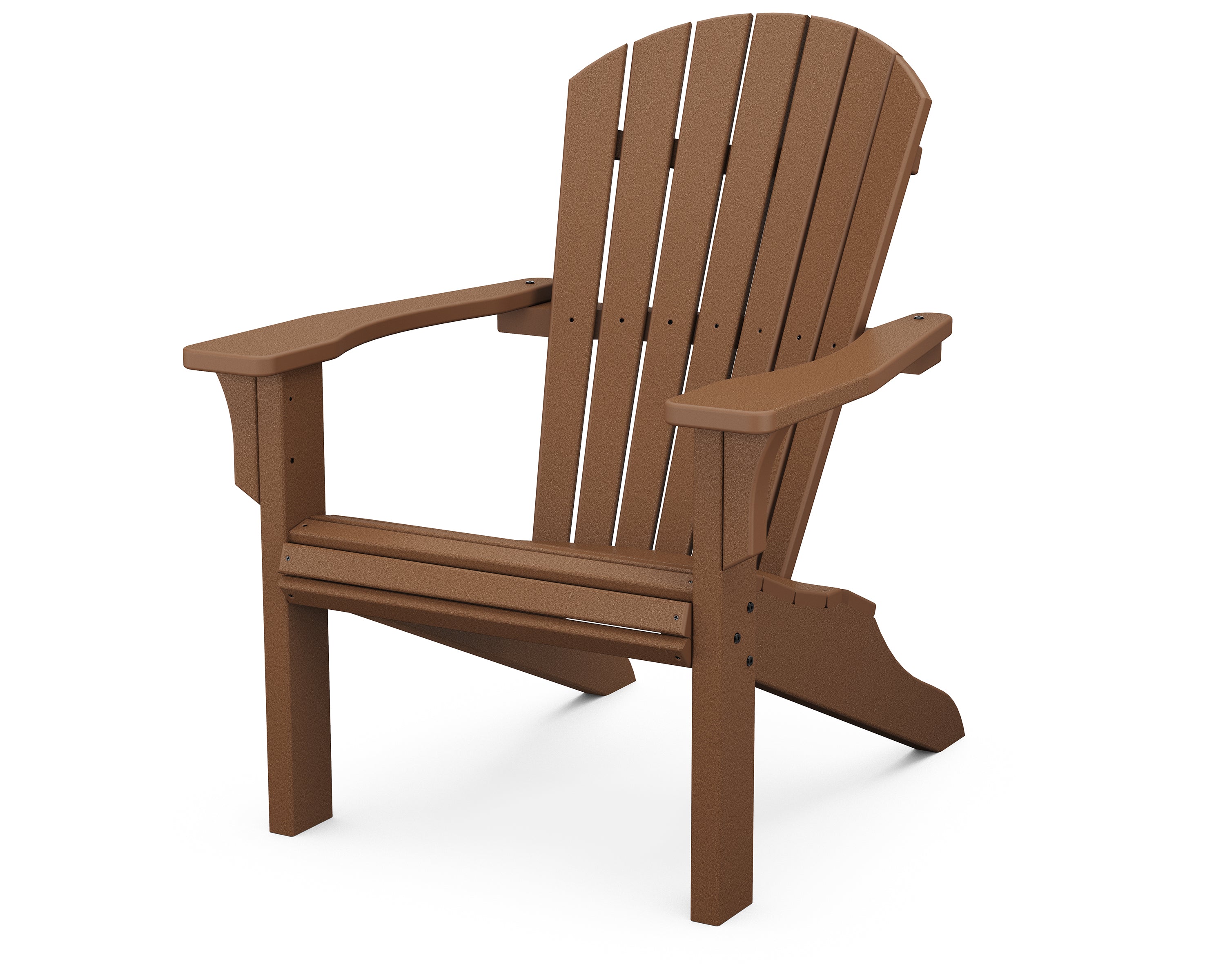 POLYWOOD Seashell Adirondack in Teak