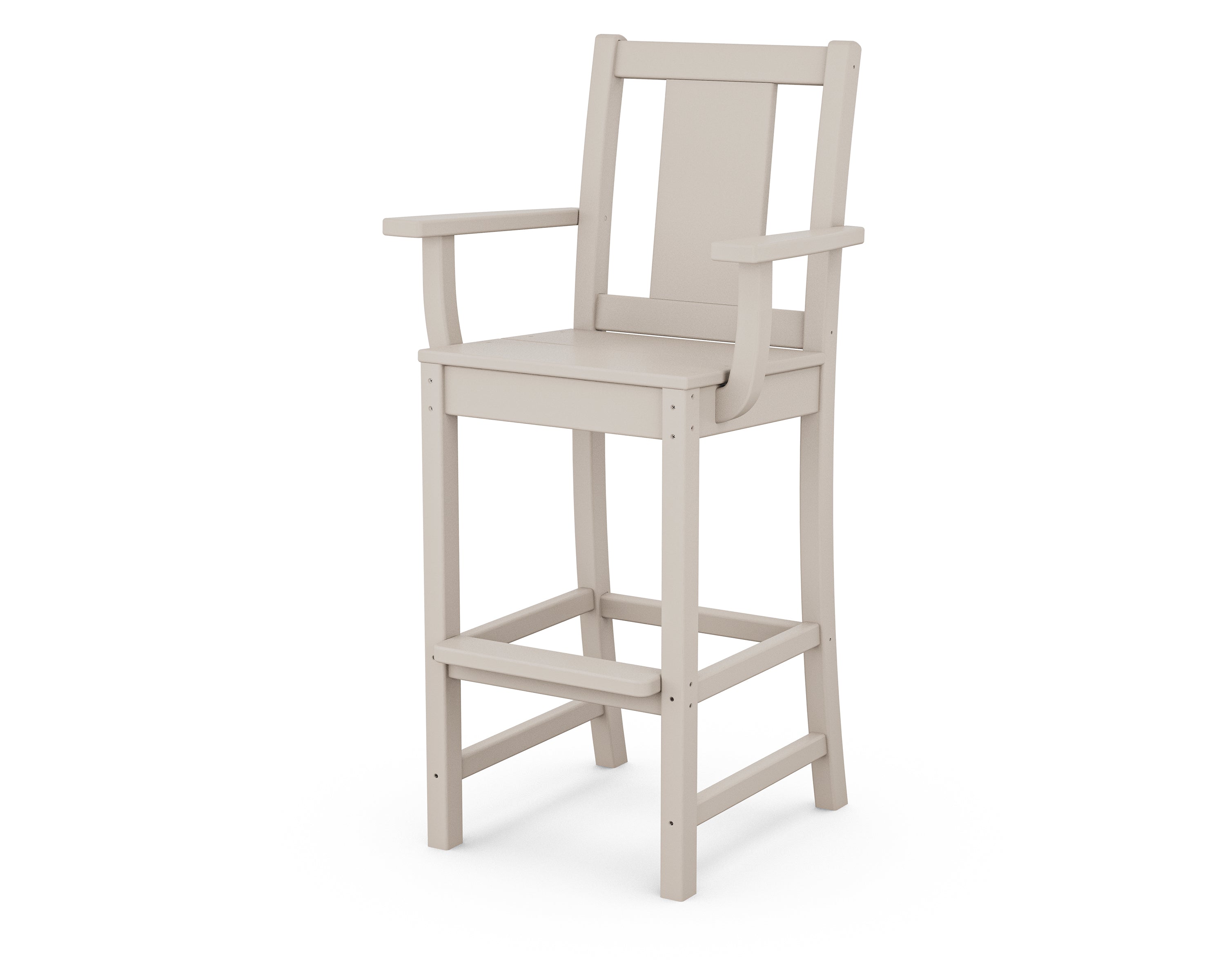 POLYWOOD Prairie Bar Arm Chair in Sand
