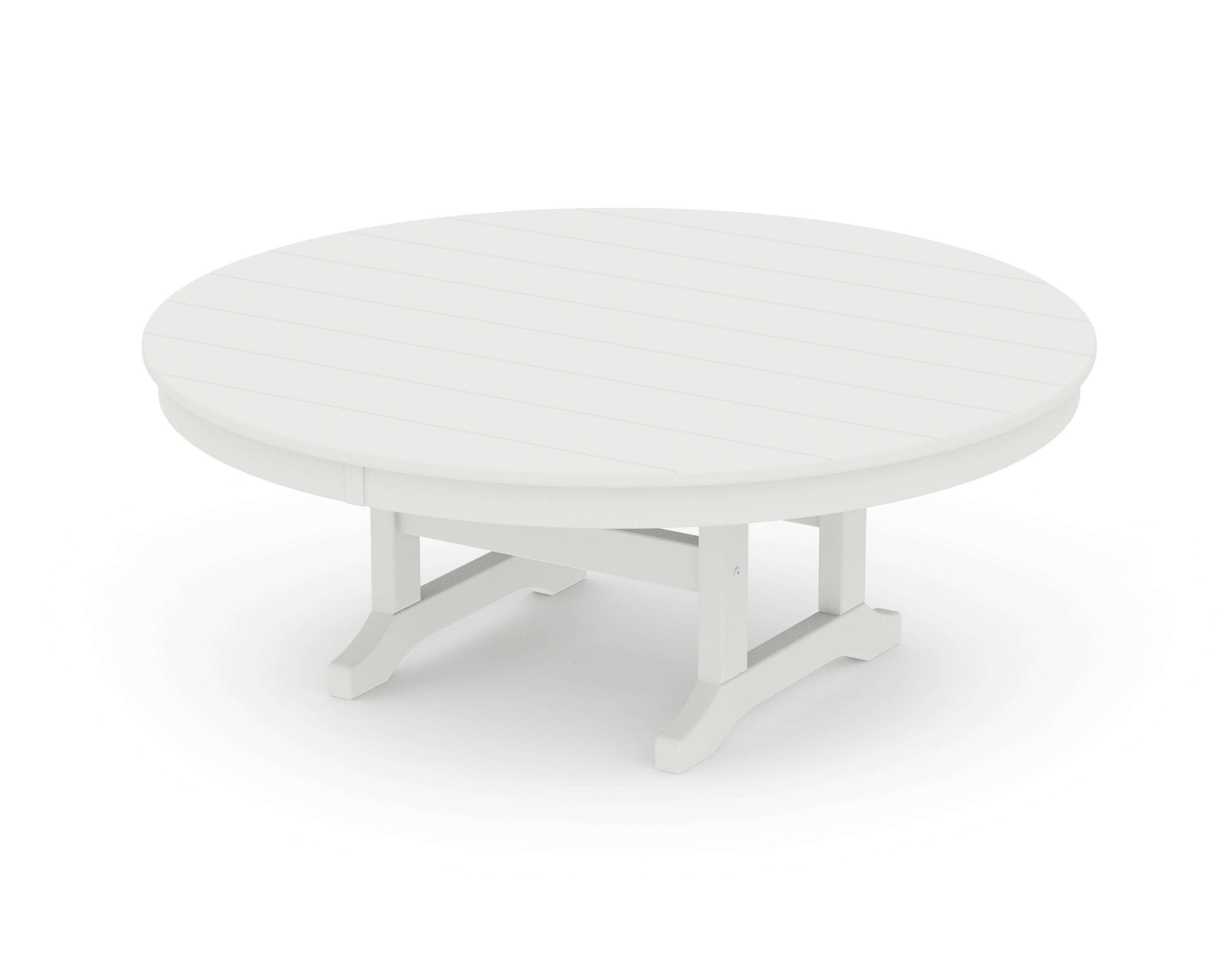 POLYWOOD Round 48" Conversation Table in White