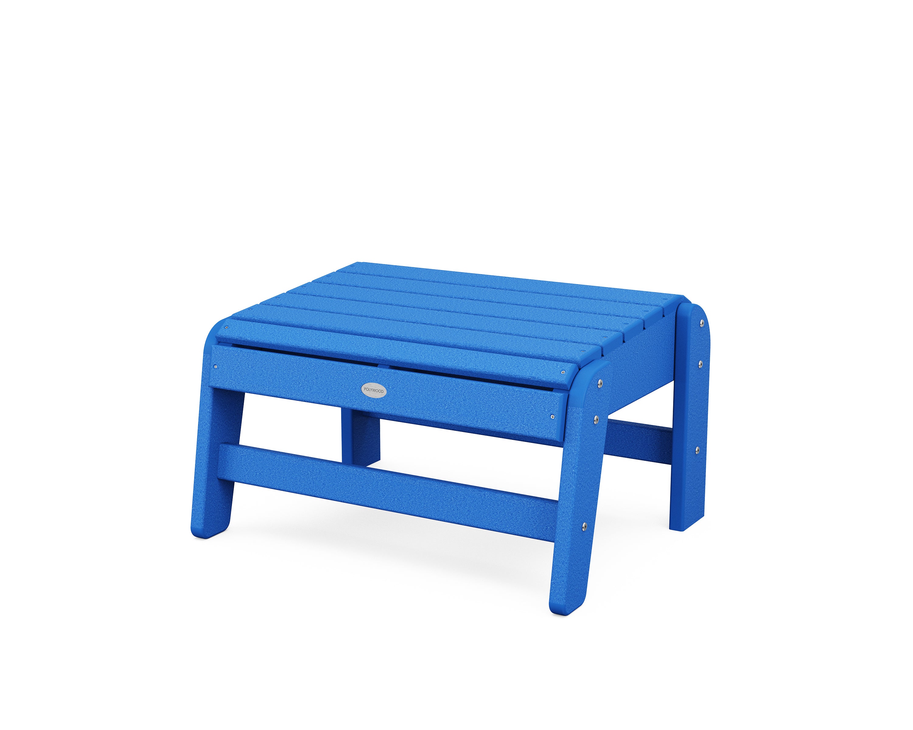 POLYWOOD Grand Adirondack Ottoman in Pacific Blue