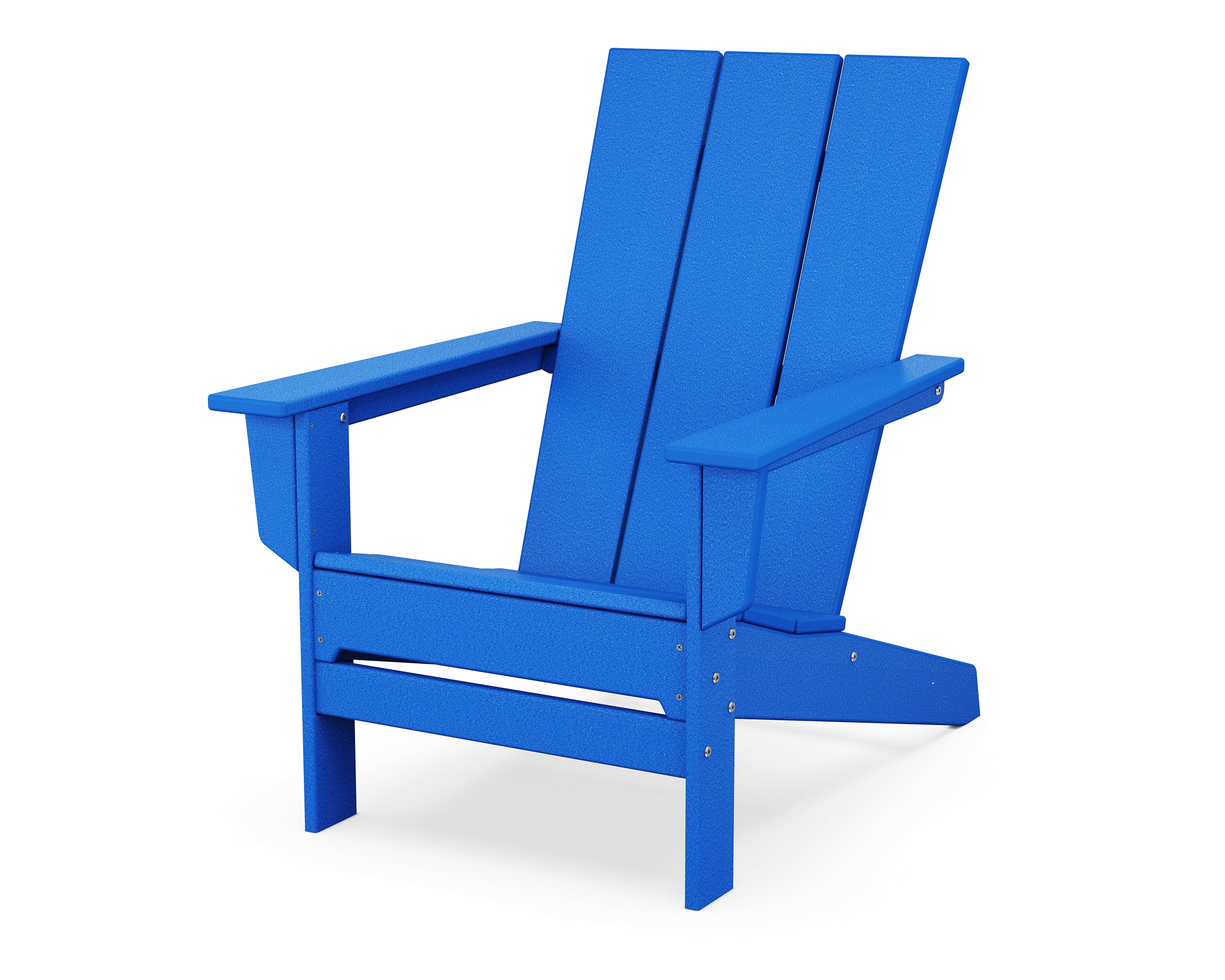 POLYWOOD Modern Studio Adirondack Chair in Pacific Blue