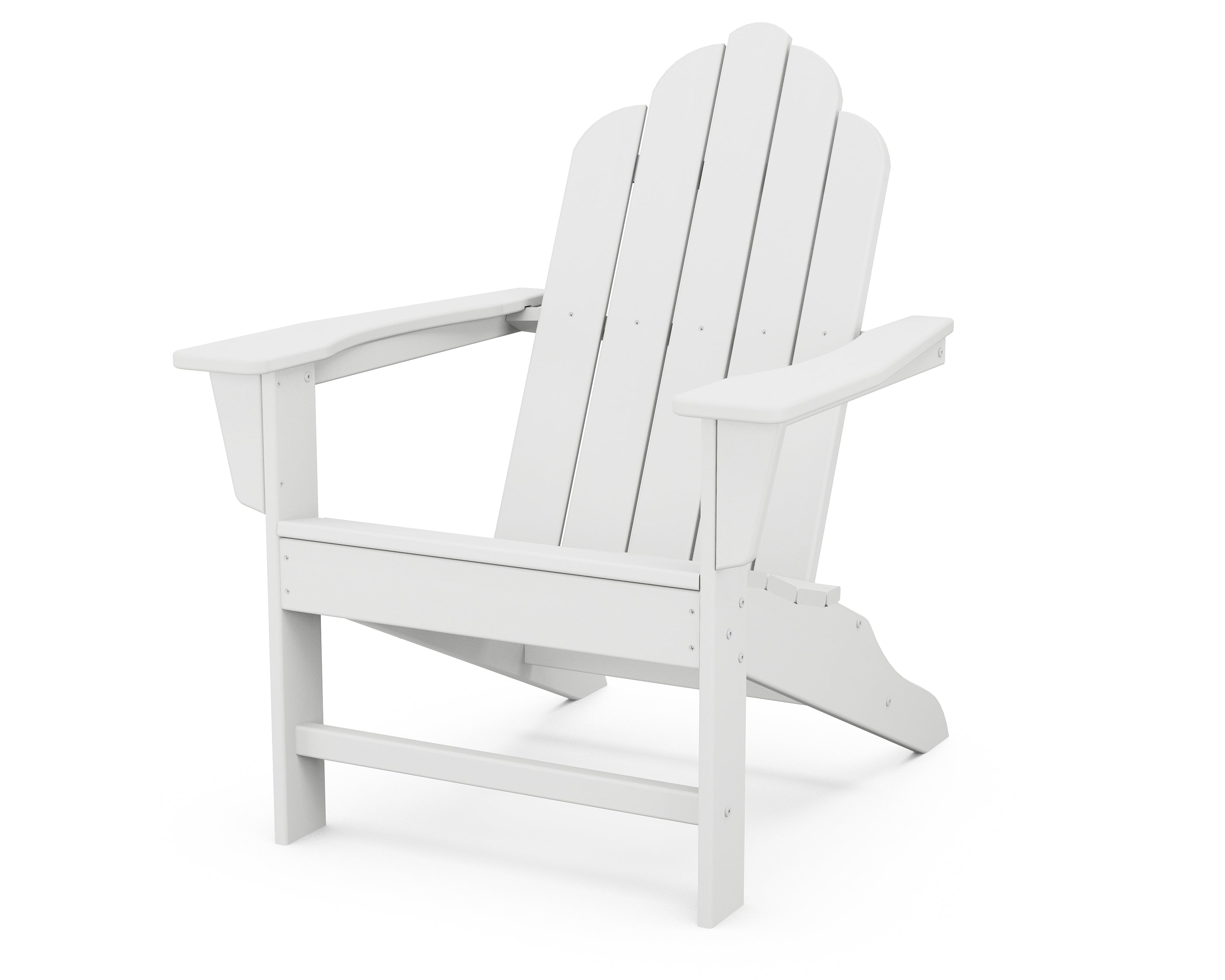POLYWOOD Long Island Adirondack in White