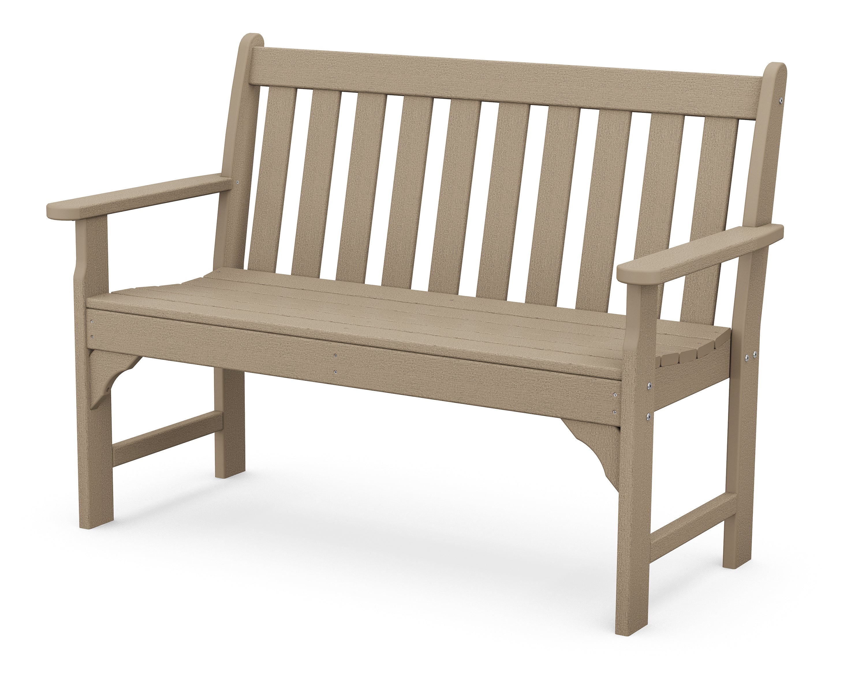 POLYWOOD® Vineyard 48" Bench in Vintage Sahara