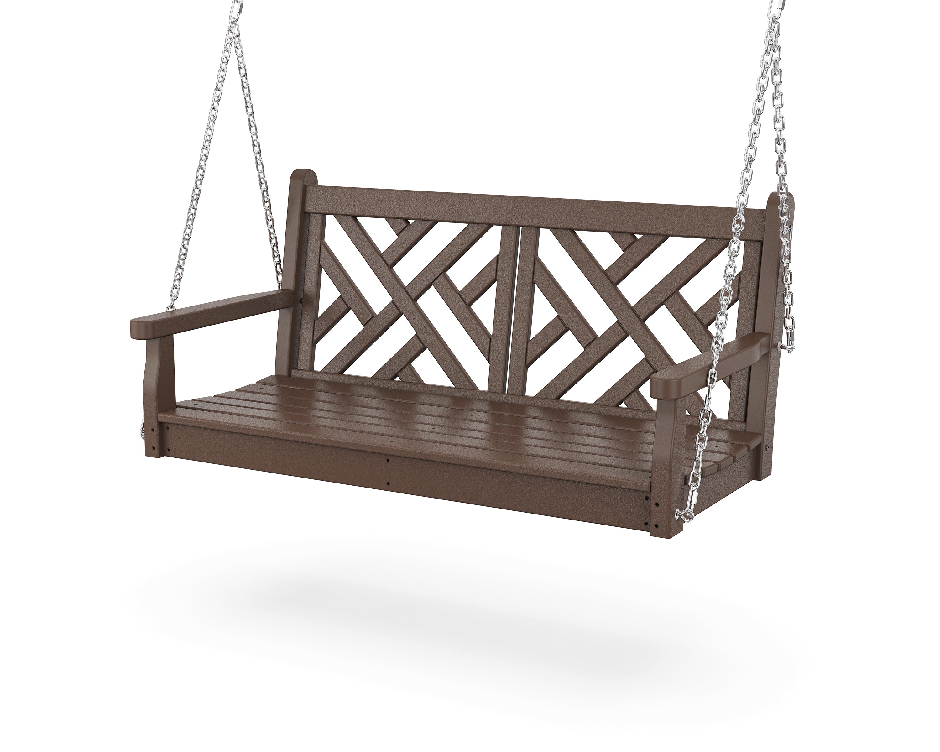 POLYWOOD Chippendale 48” Swing in Mahogany