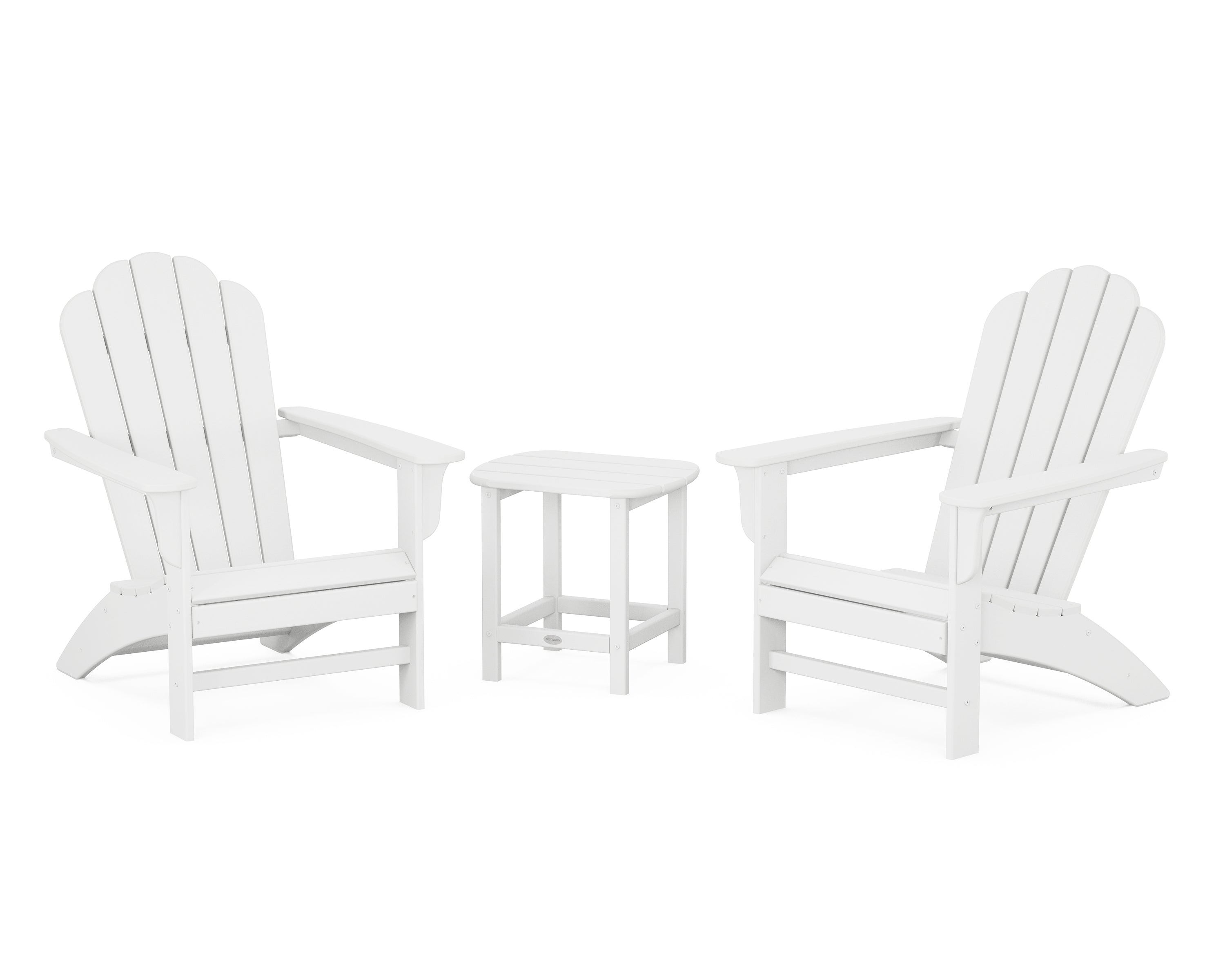Country Living Country Living Adirondack Chair 3-Piece Set in White
