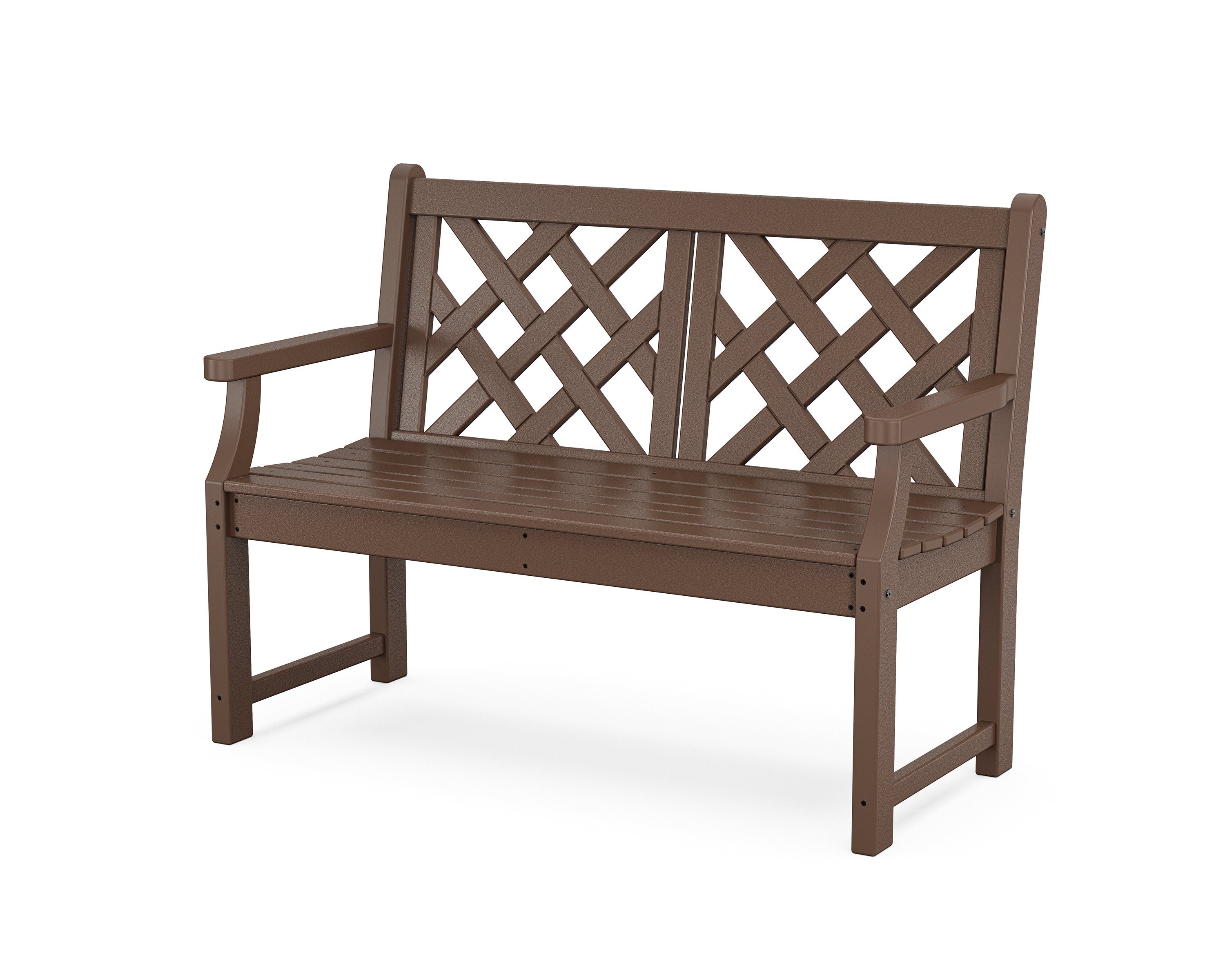 Country Living Wovendale 48” Bench in Mahogany
