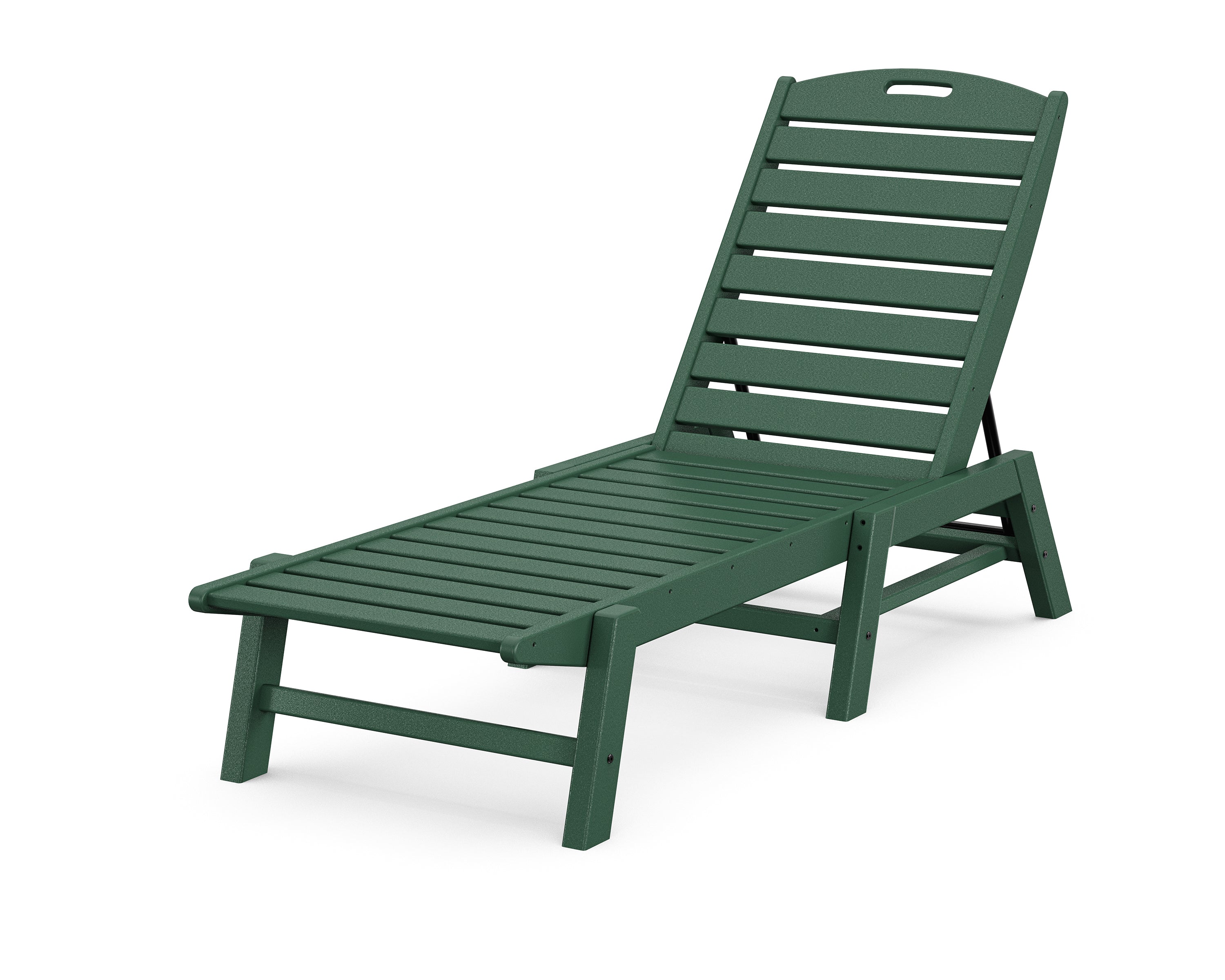 POLYWOOD Nautical Chaise in Green