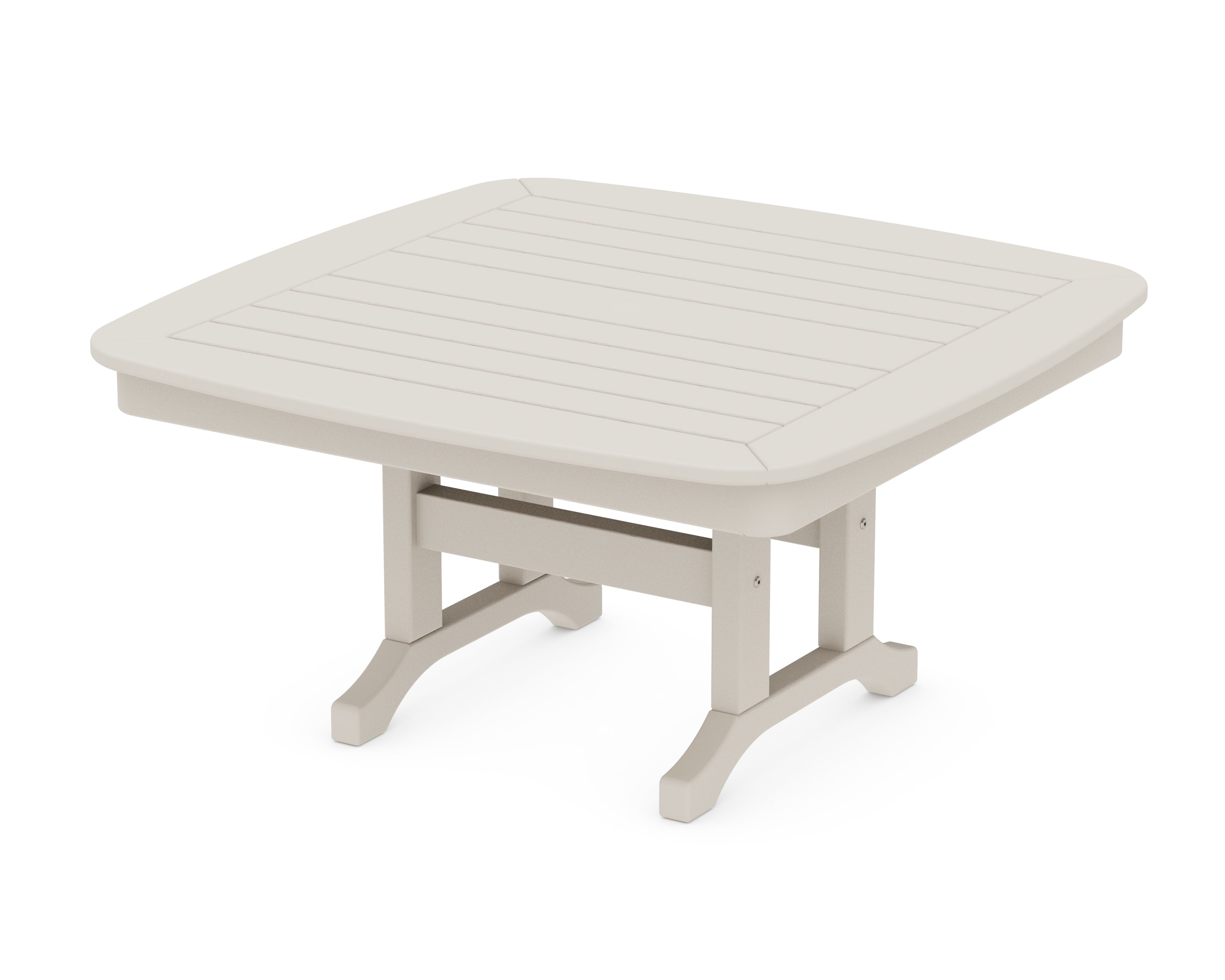 POLYWOOD Nautical 37" Conversation Table in Sand