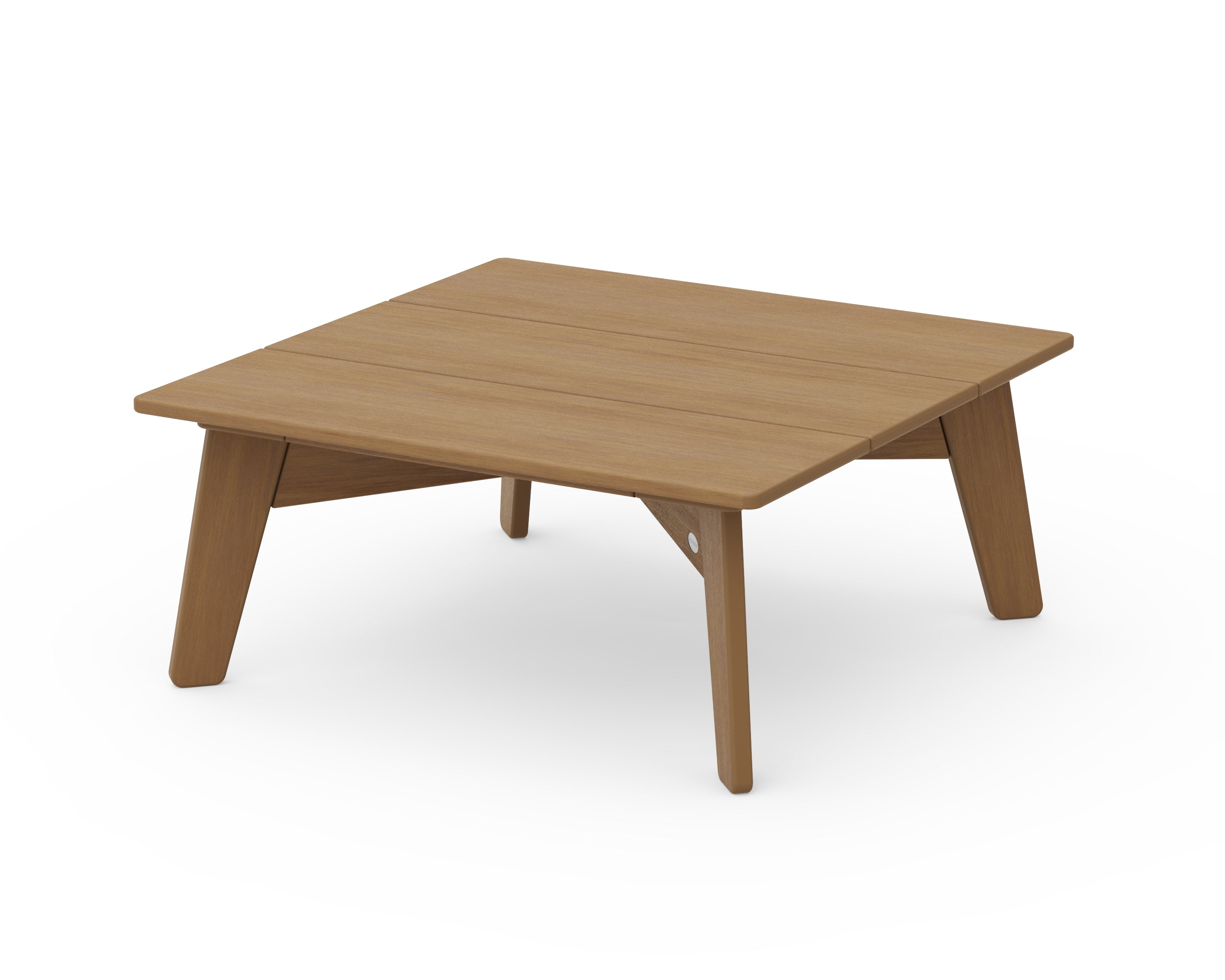 POLYWOOD Riviera Modern Conversation Table in Natural