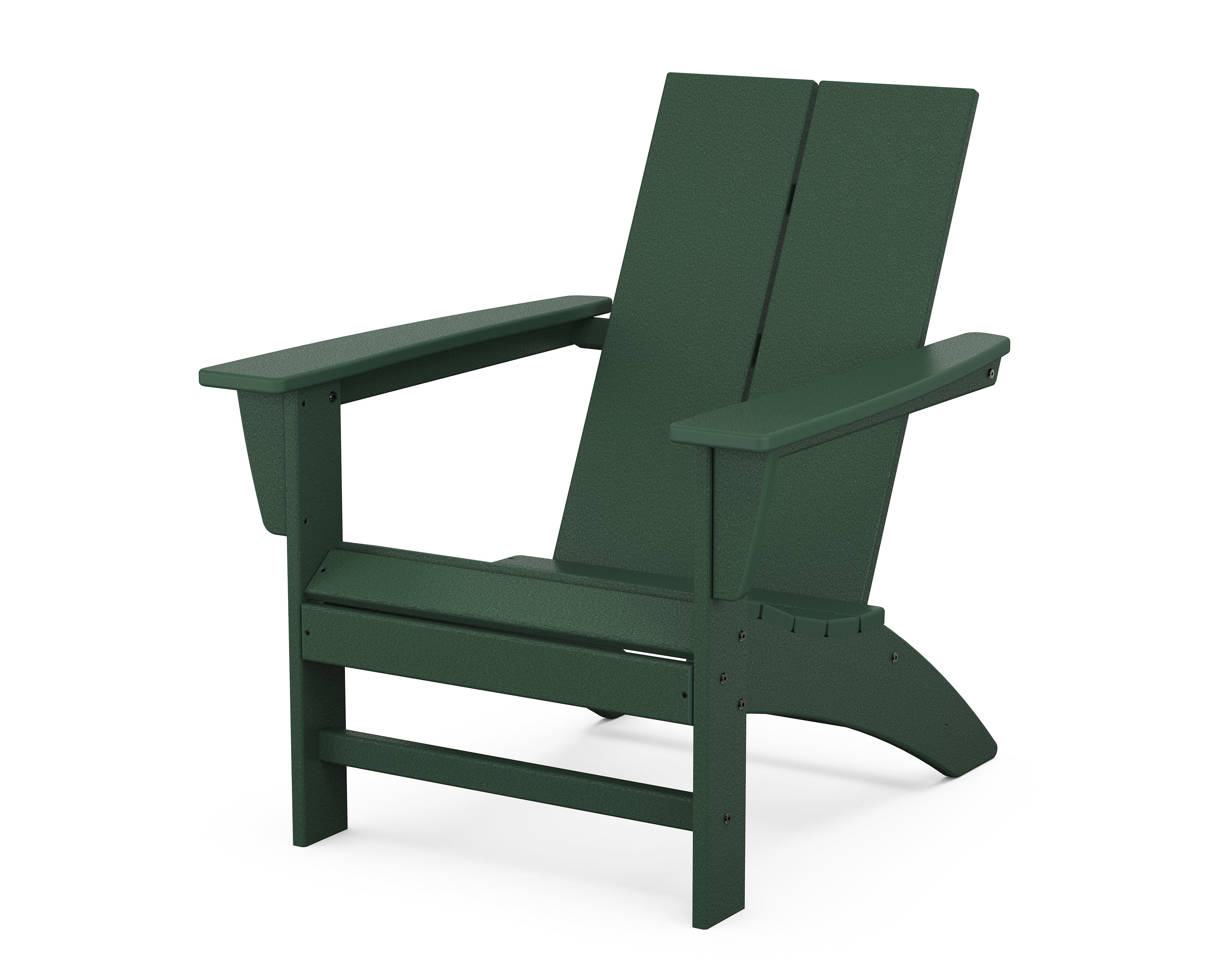 POLYWOOD Country Living Modern Adirondack Chair in Green
