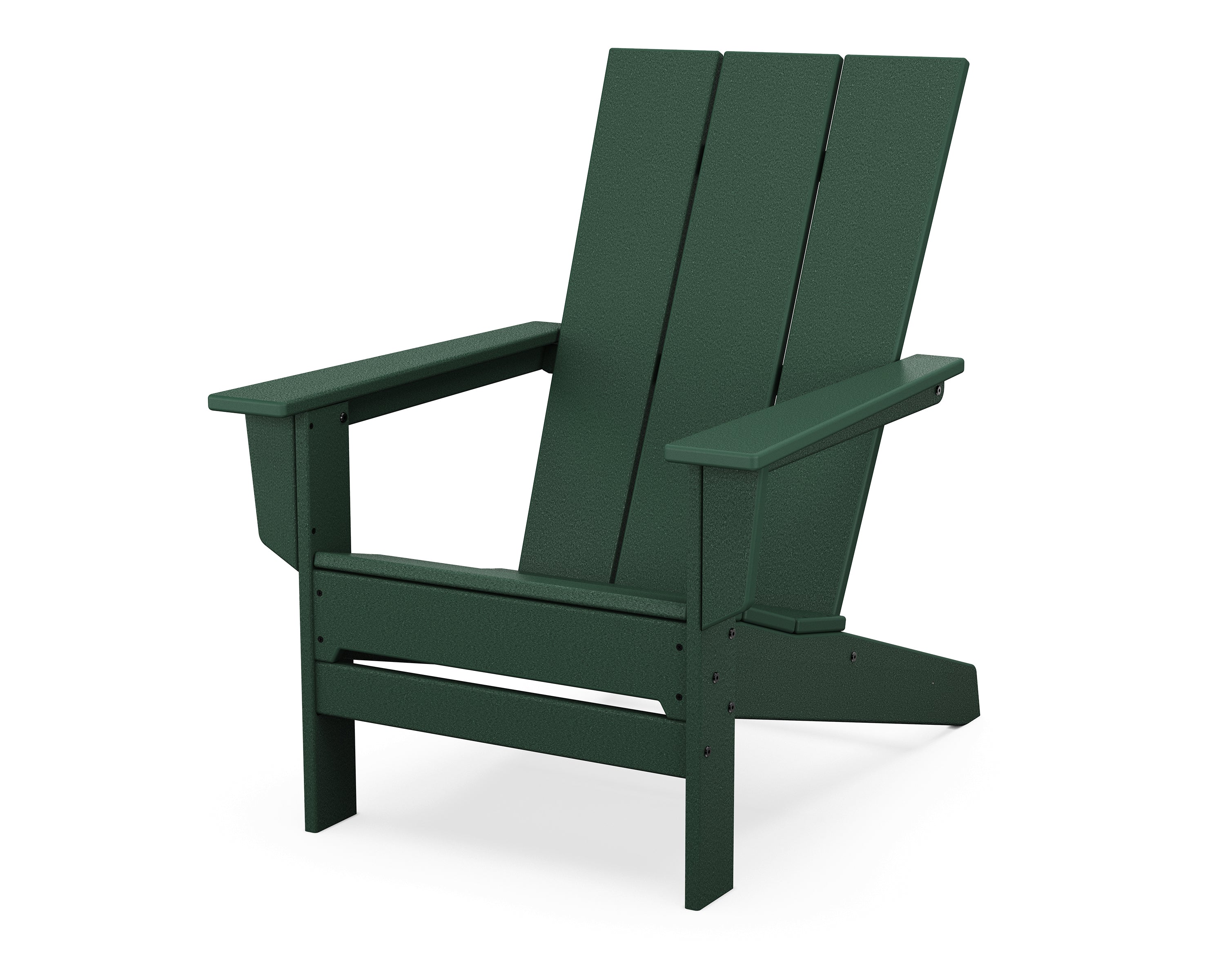 POLYWOOD Modern Studio Adirondack Chair in Green