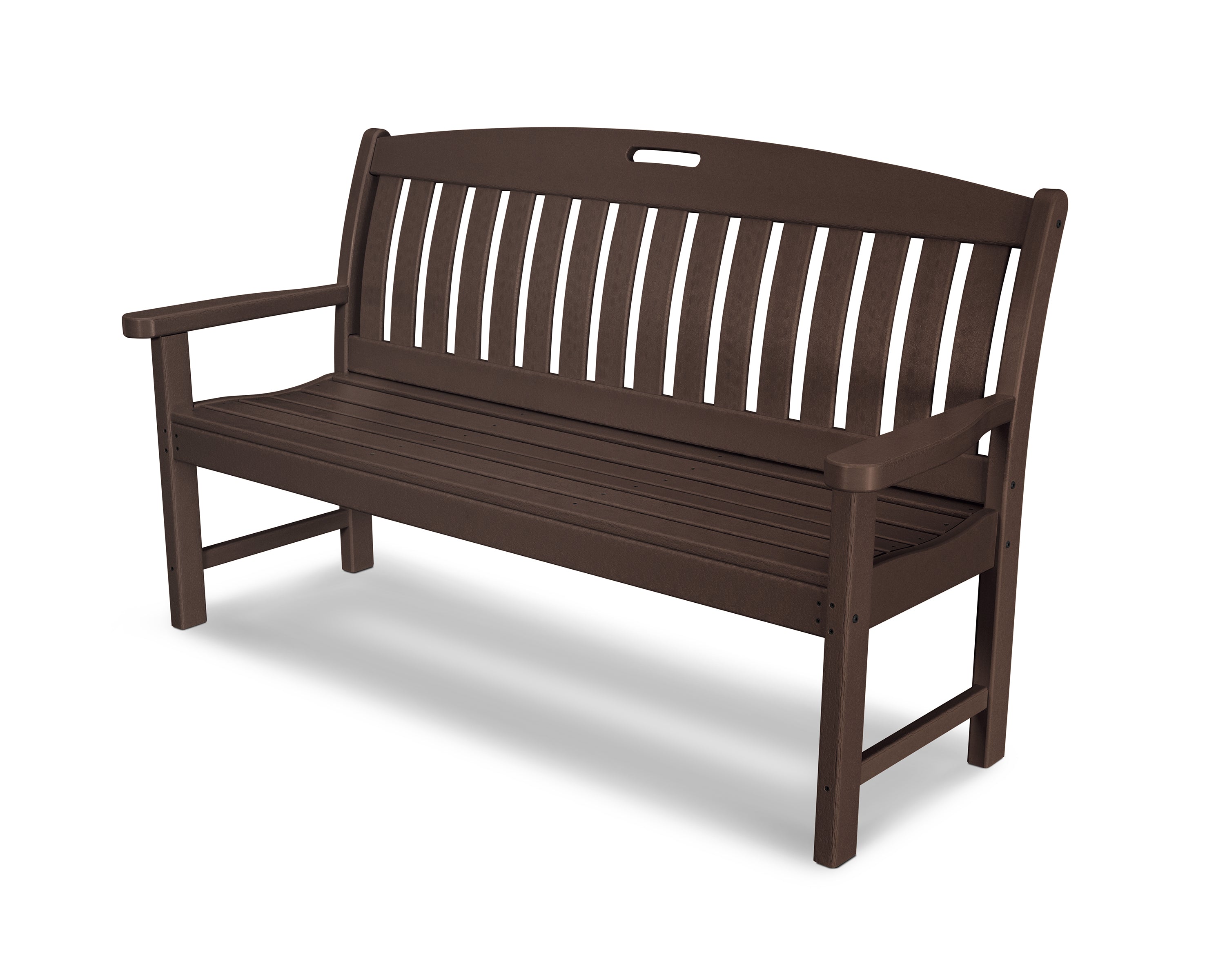 POLYWOOD® Nautical 60" Bench in Mahogany
