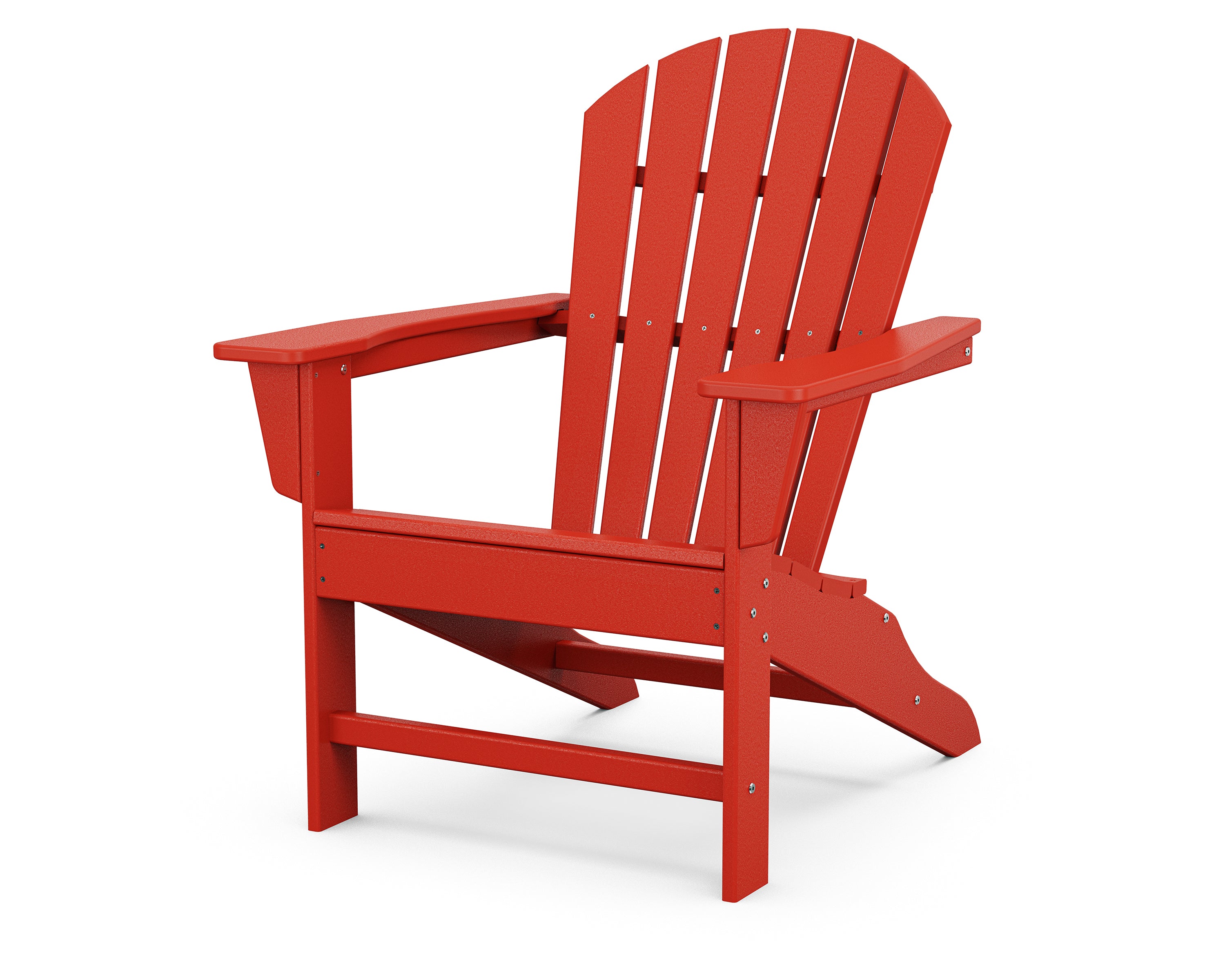 POLYWOOD South Beach Adirondack in Sunset Red