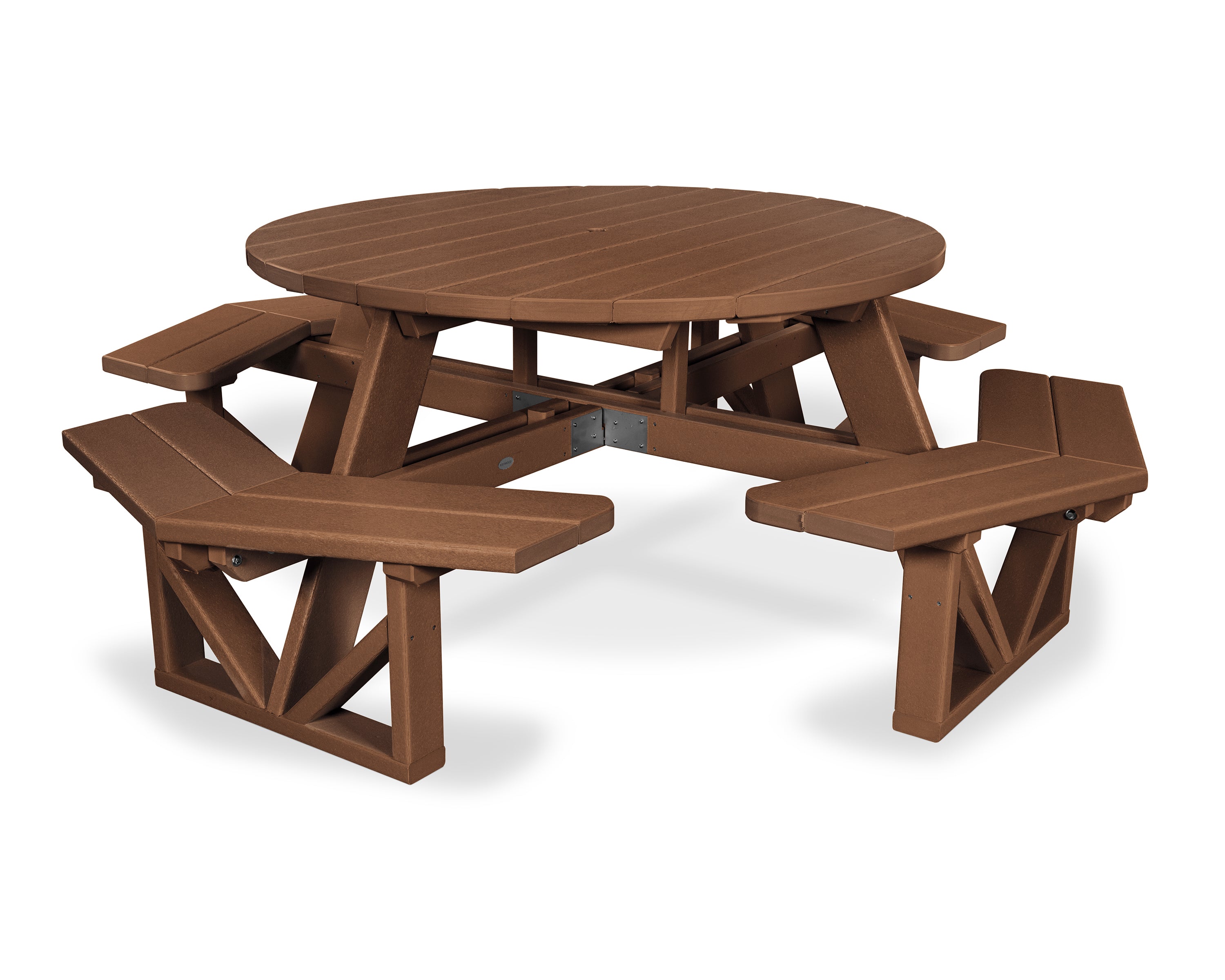 POLYWOOD Park 53" Octagon Table in Teak