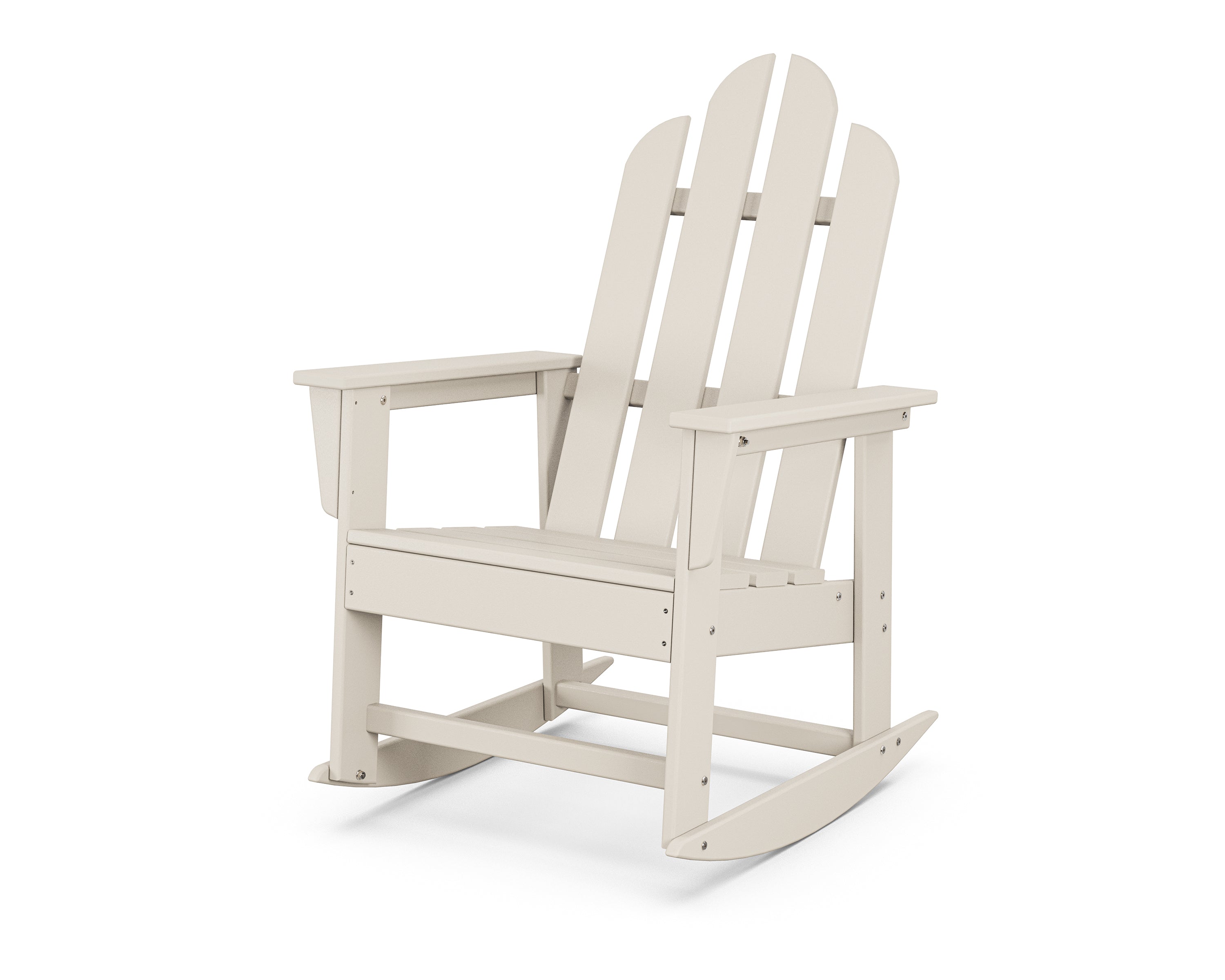 POLYWOOD Long Island Rocking Chair in Sand
