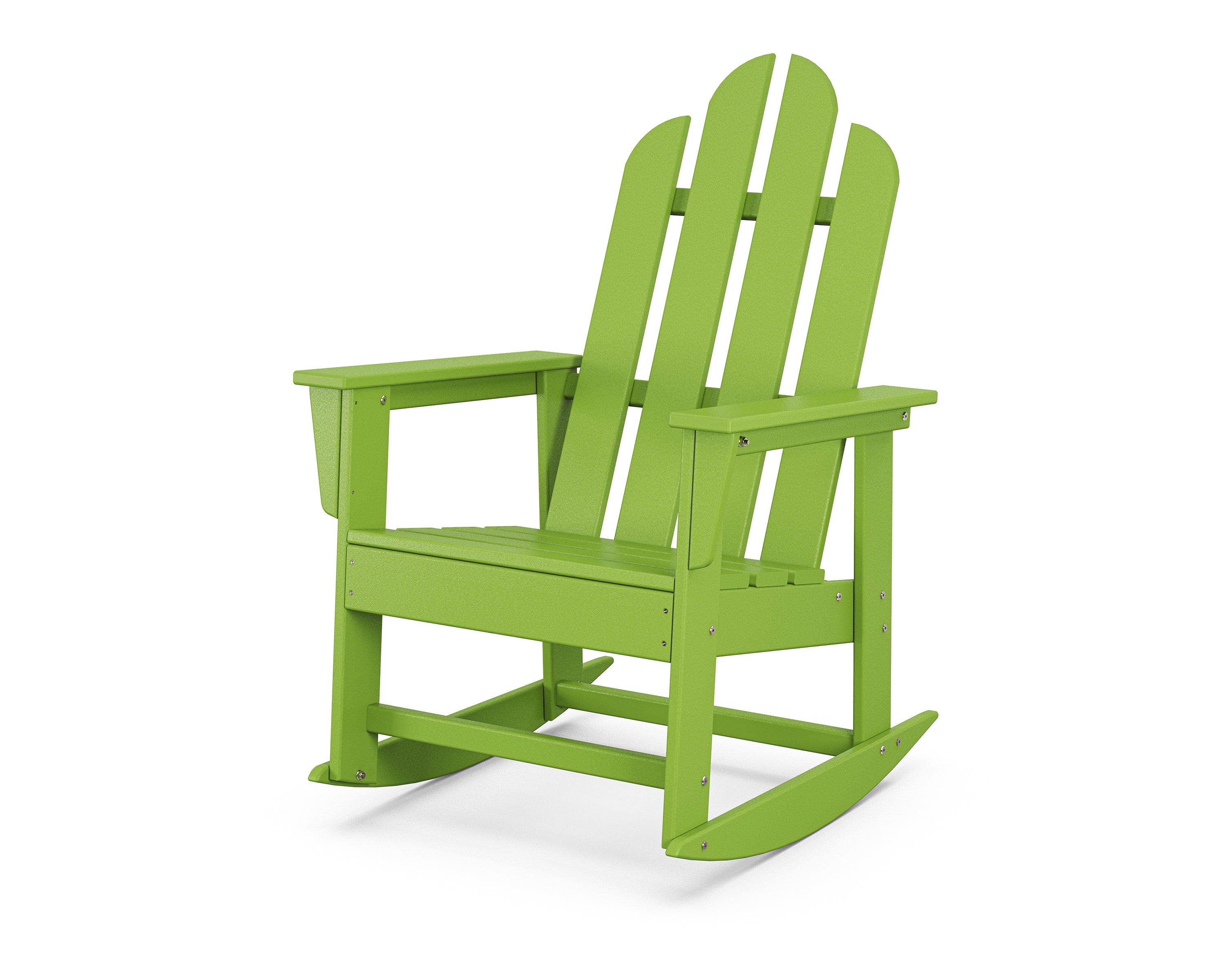 POLYWOOD Long Island Rocking Chair in Lime