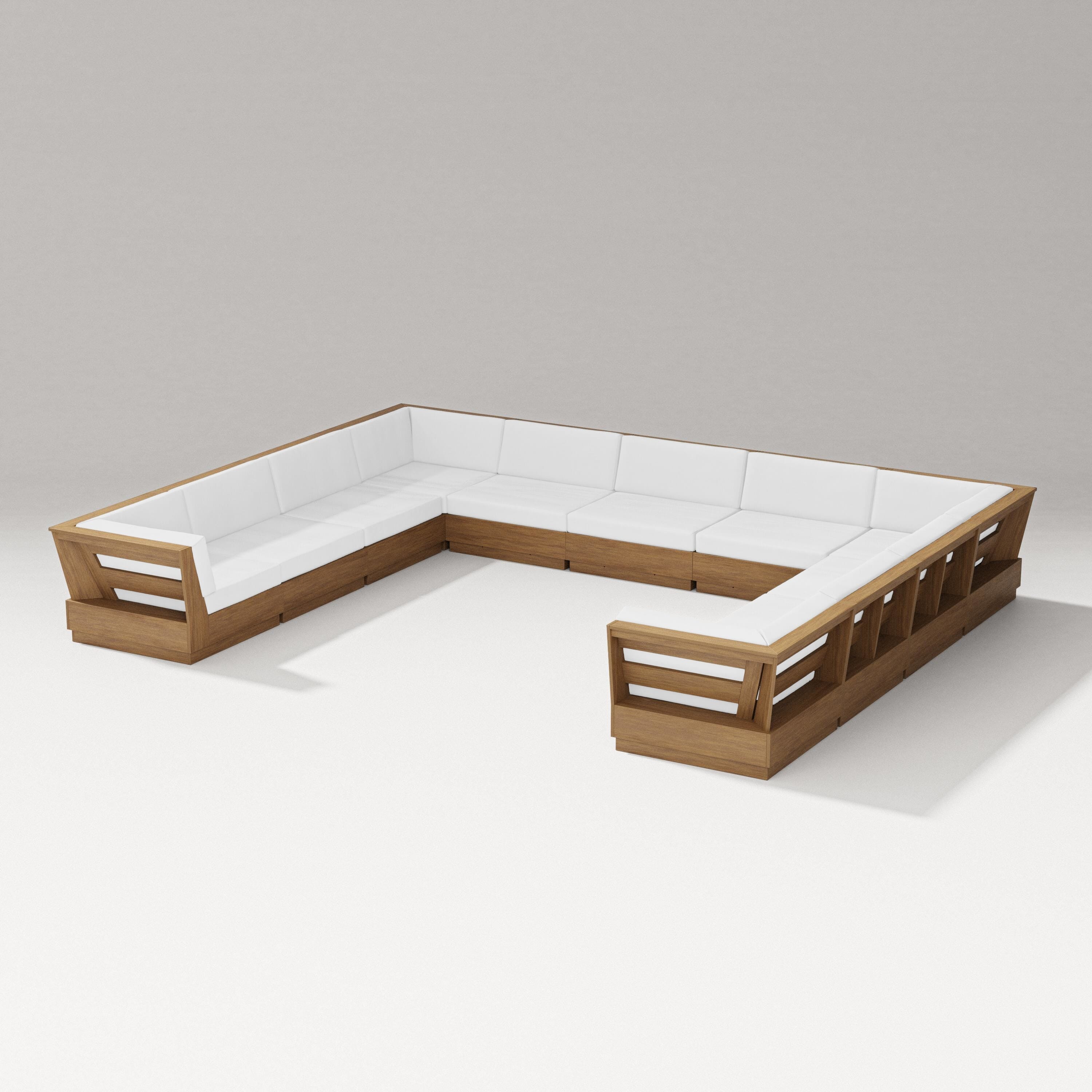 PW Designer Series Elevate Large U-Shaped Sectional in Natural / Natural