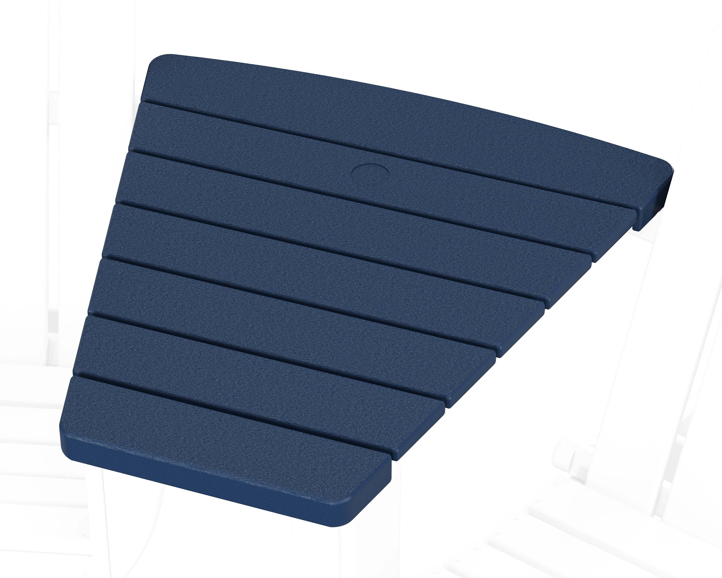 POLYWOOD Classic Series Angled Adirondack Connecting Table in Navy