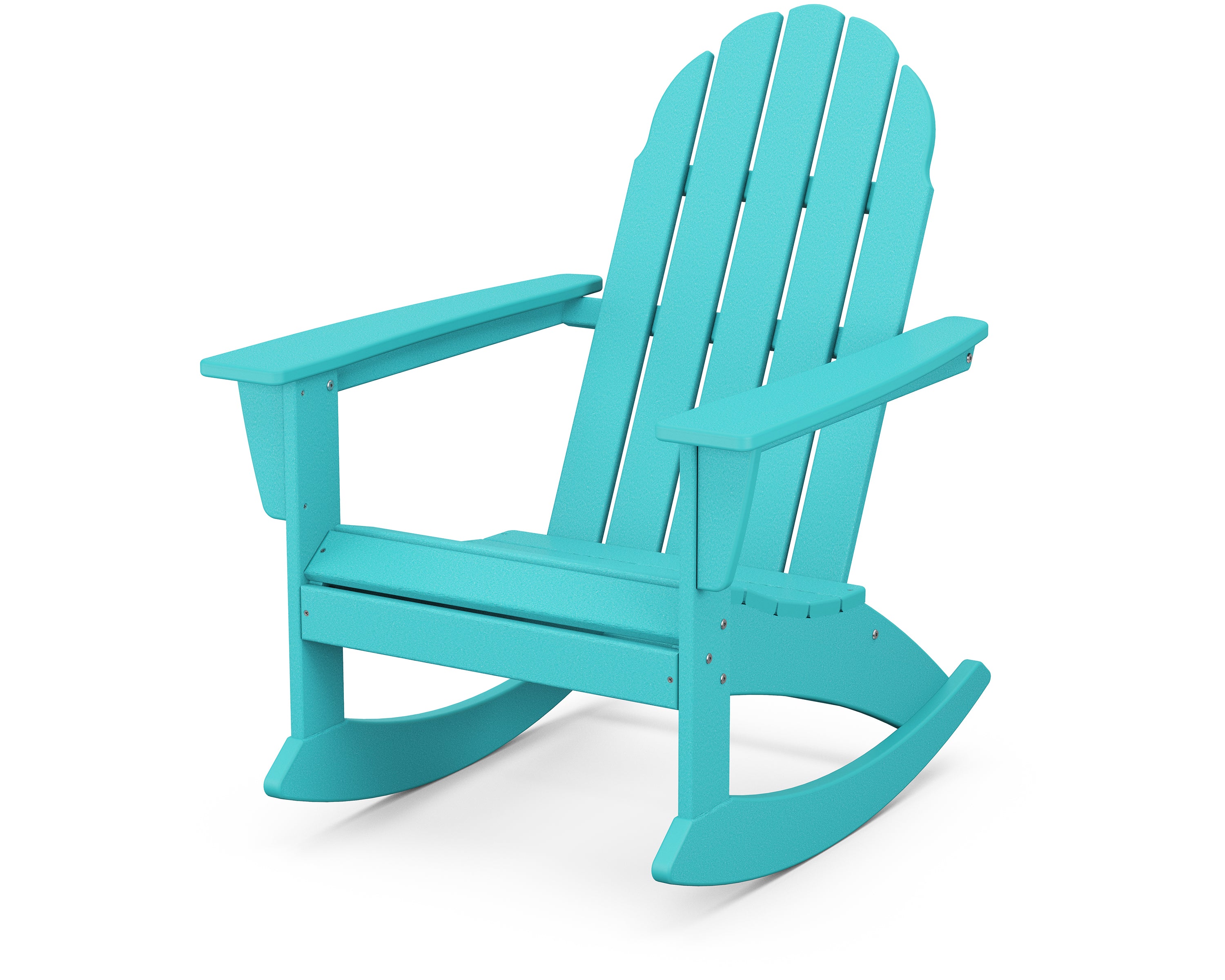 POLYWOOD Vineyard Adirondack Rocking Chair in Aruba