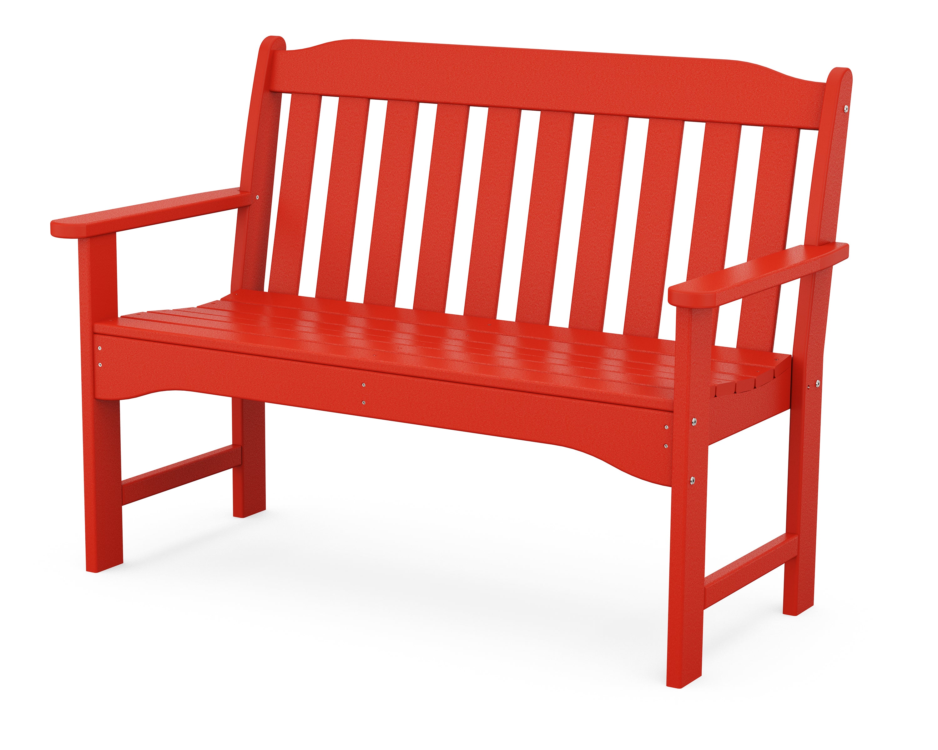 Country Living Cottage 48" Bench in Sunset Red