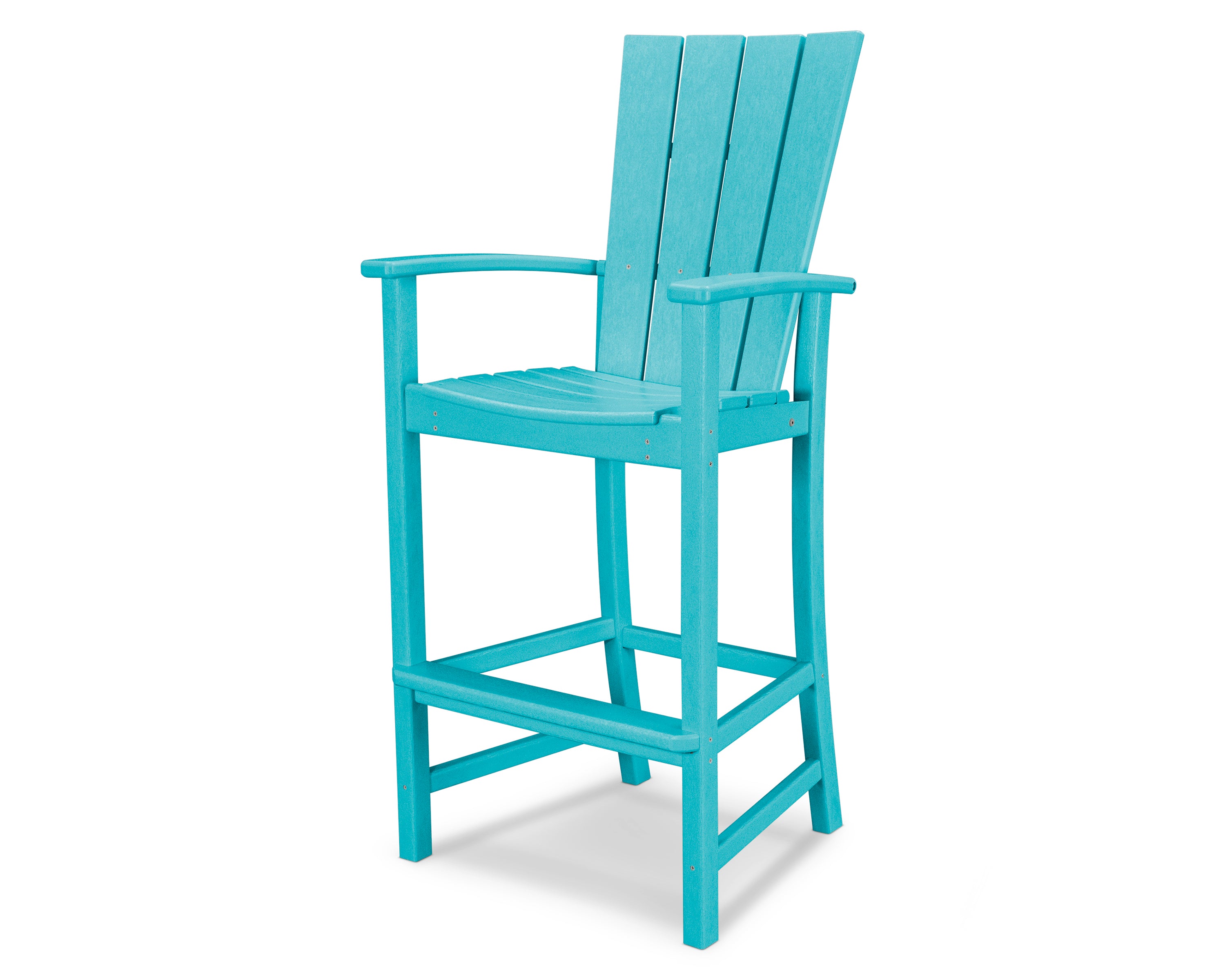 POLYWOOD Quattro Adirondack Bar Chair in Aruba