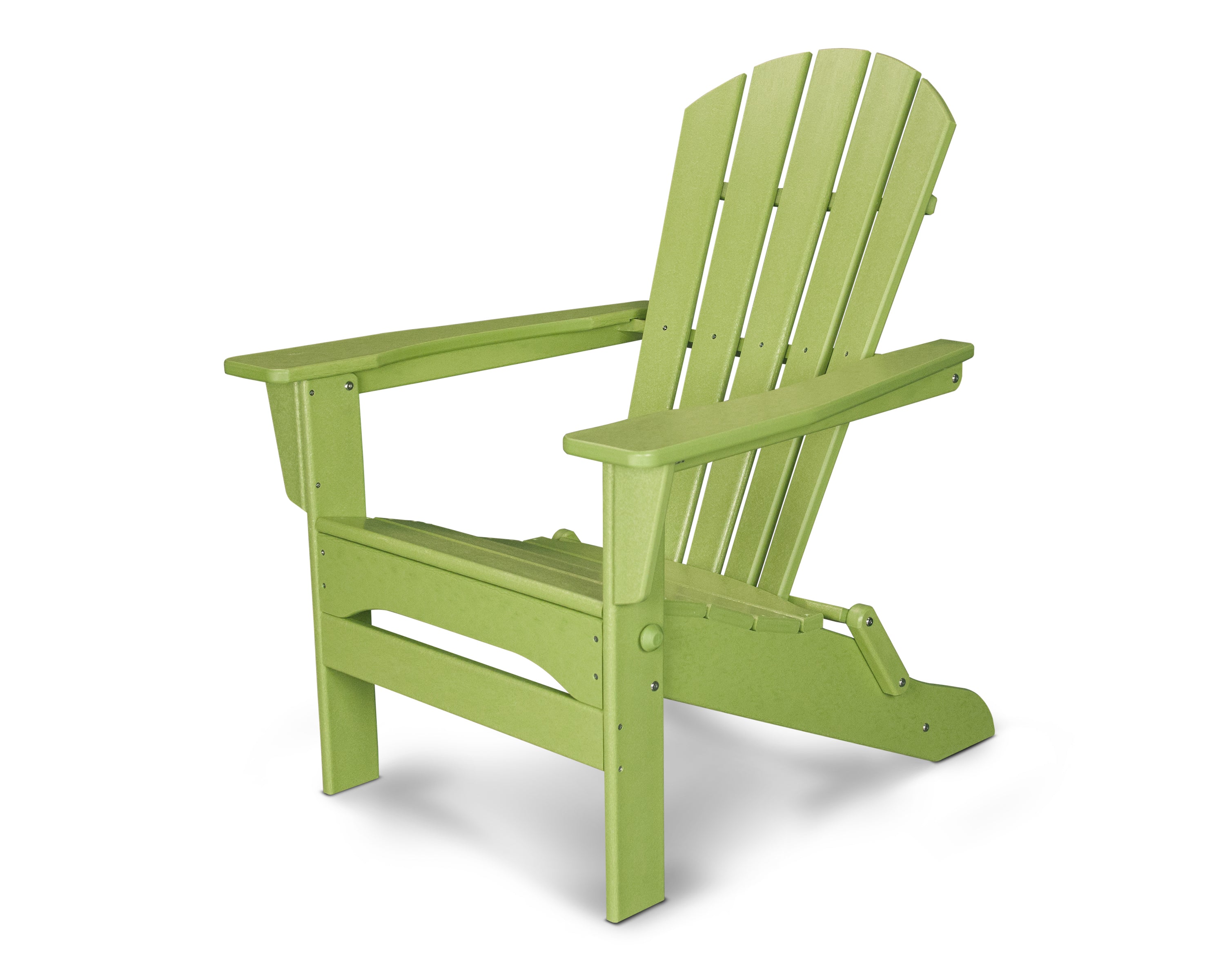 POLYWOOD Palm Coast Folding Adirondack in Lime