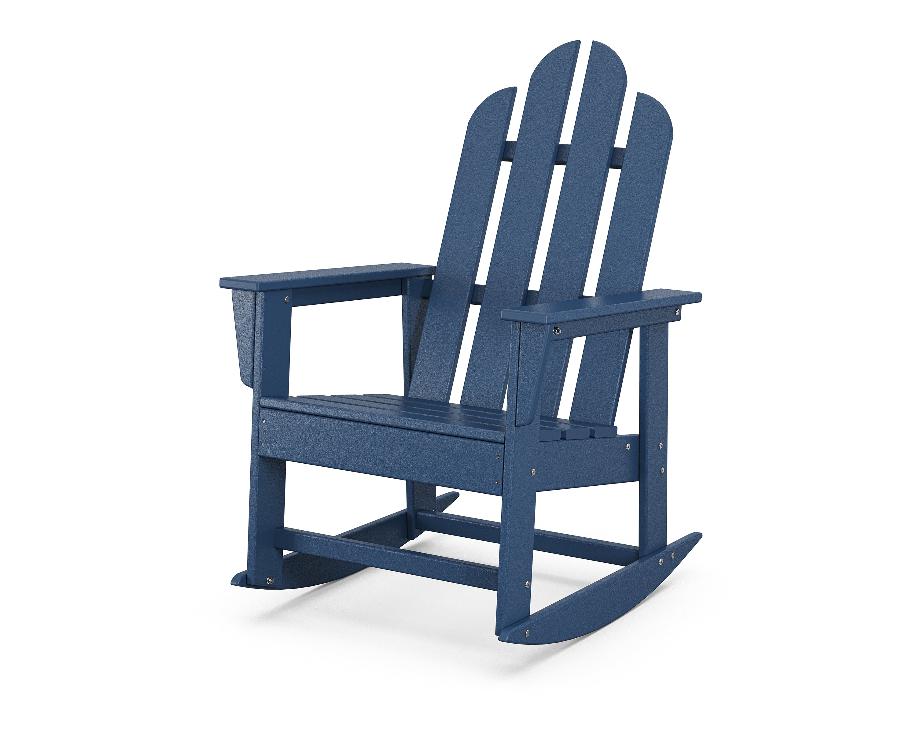 POLYWOOD Long Island Rocking Chair in Navy