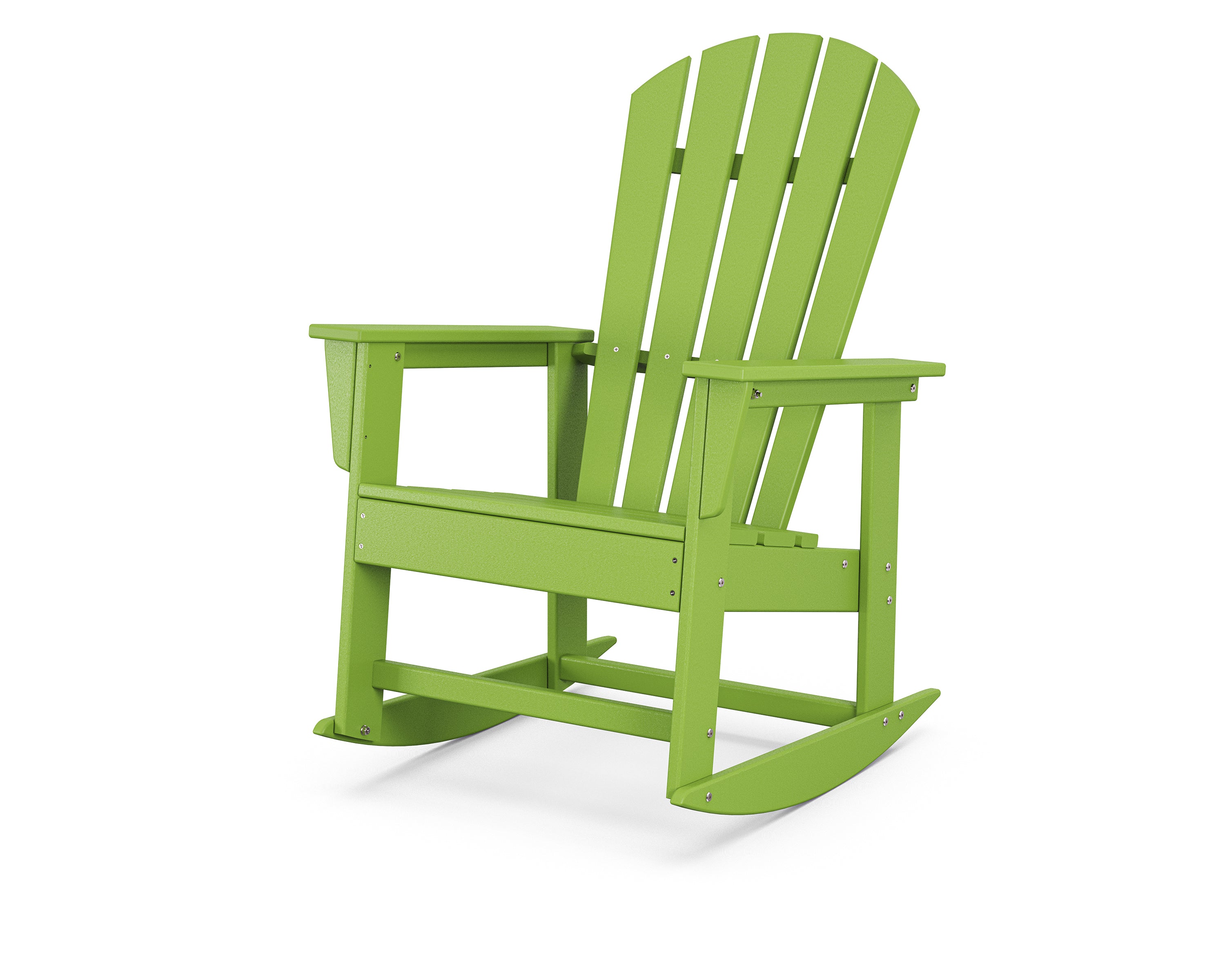 POLYWOOD South Beach Rocking Chair in Lime